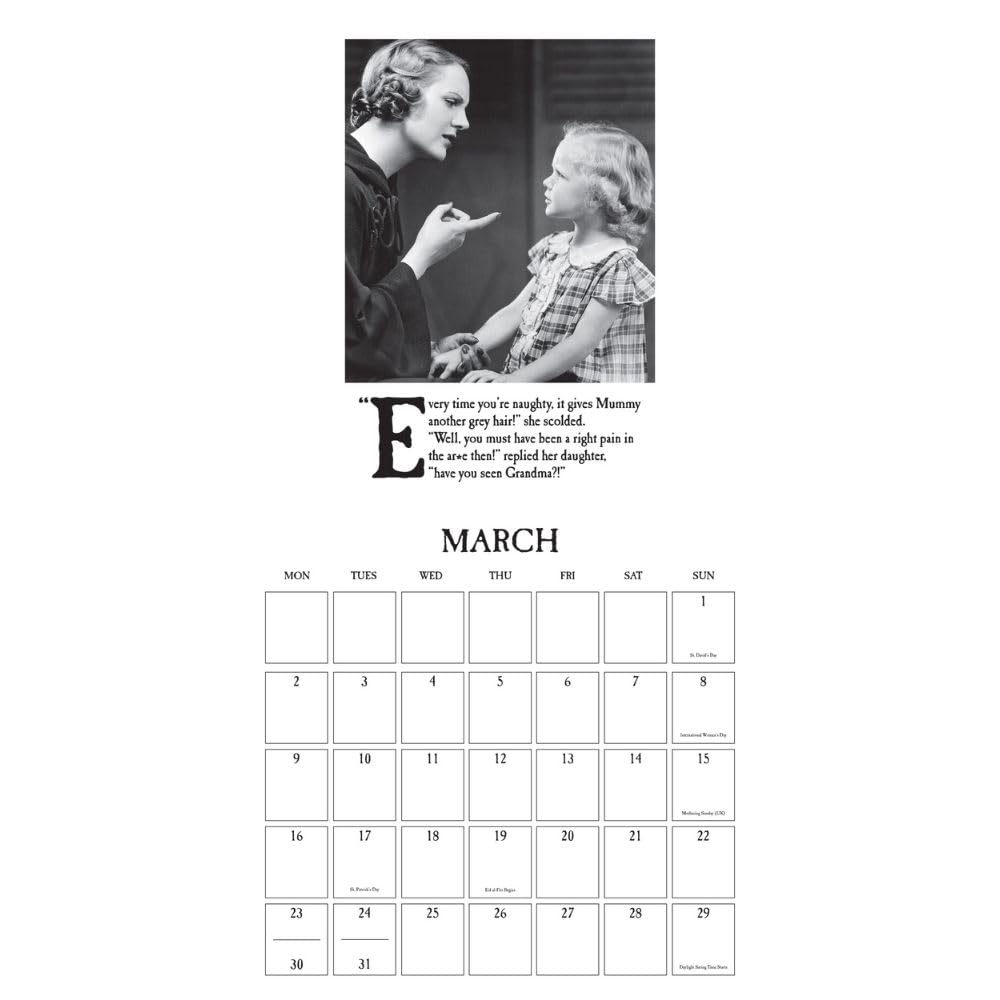 2026 On The Ceiling - Square Wall Calendar