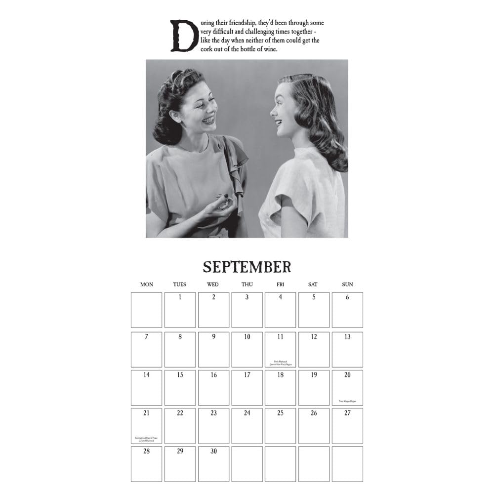 2026 On The Ceiling - Square Wall Calendar