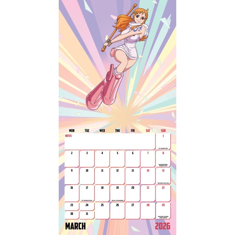 2026 One Piece - Square Wall Calendar