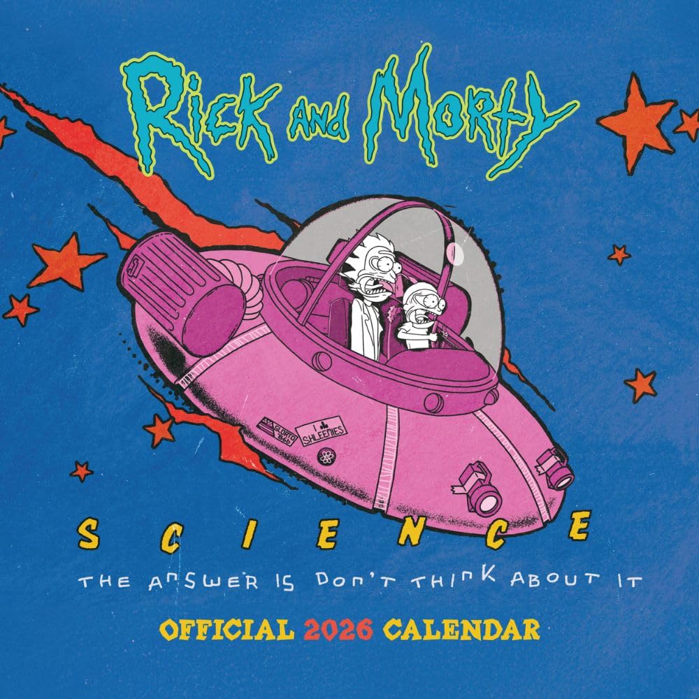 2026 Rick And Morty - Square Wall Calendar
