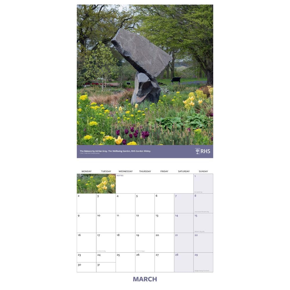 2026 RHS Gardens - Square Wall Calendar
