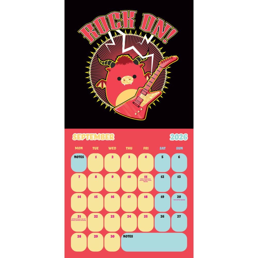 2026 Squishmallows - Square Wall Calendar