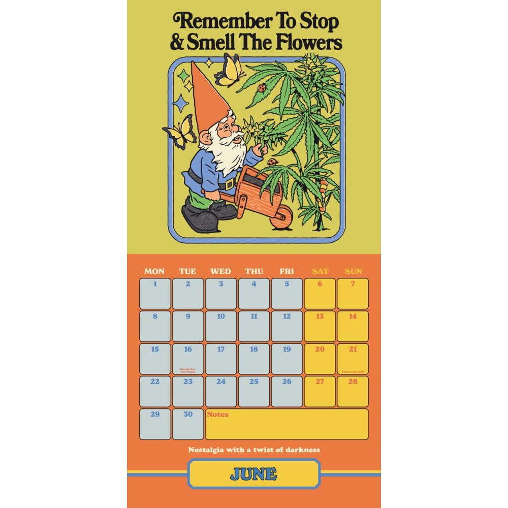 2026 The Darker Side of Childhood - Steven Rhodes - Square Wall Calendar