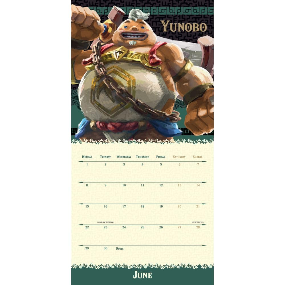 2026 The Legend Of Zelda - Square Wall Calendar