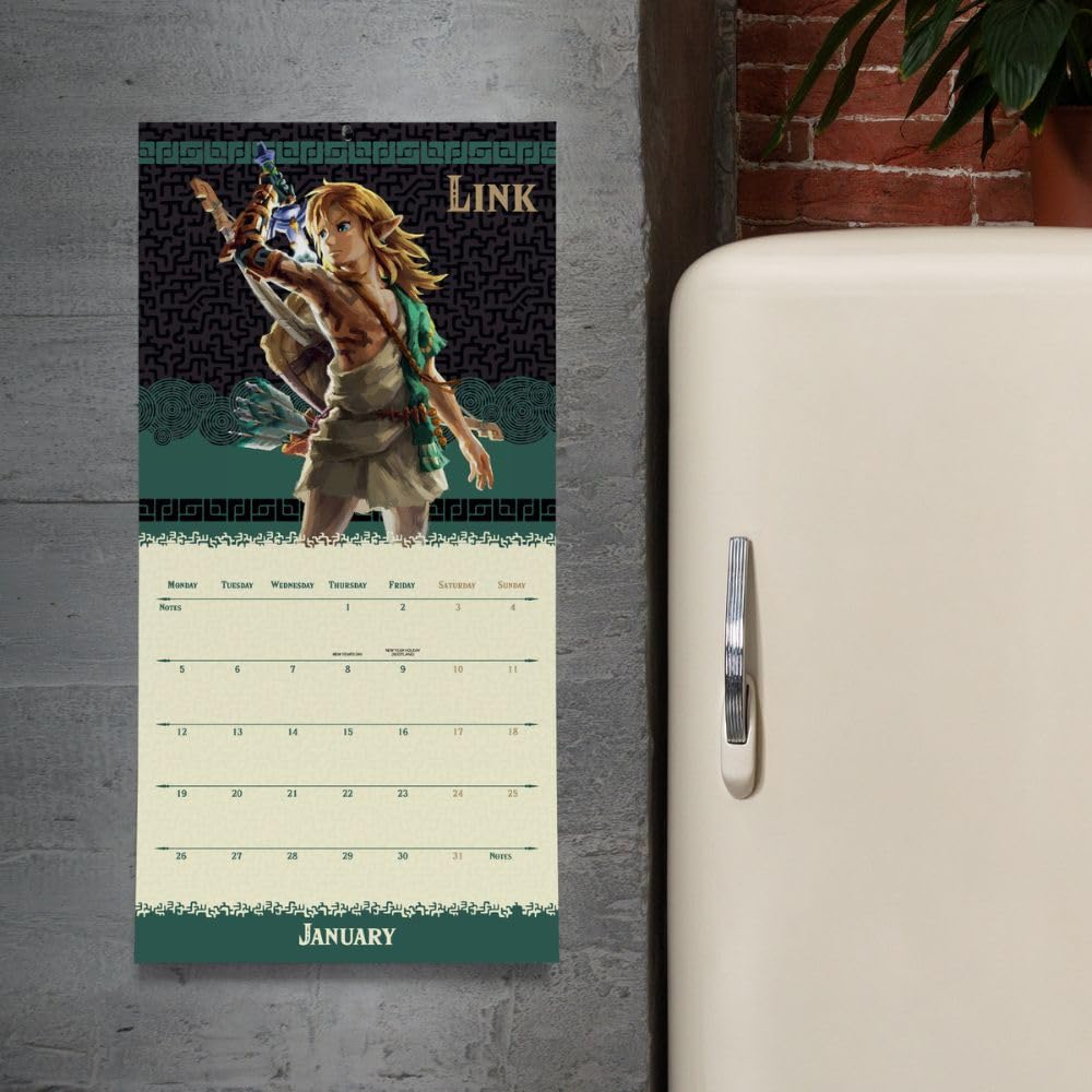 2026 The Legend Of Zelda - Square Wall Calendar