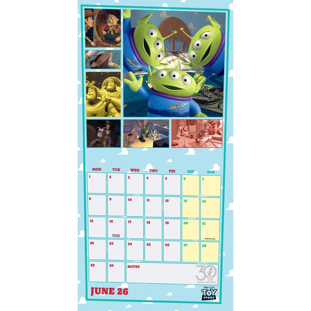 2026 Toy Story - Square Wall Calendar