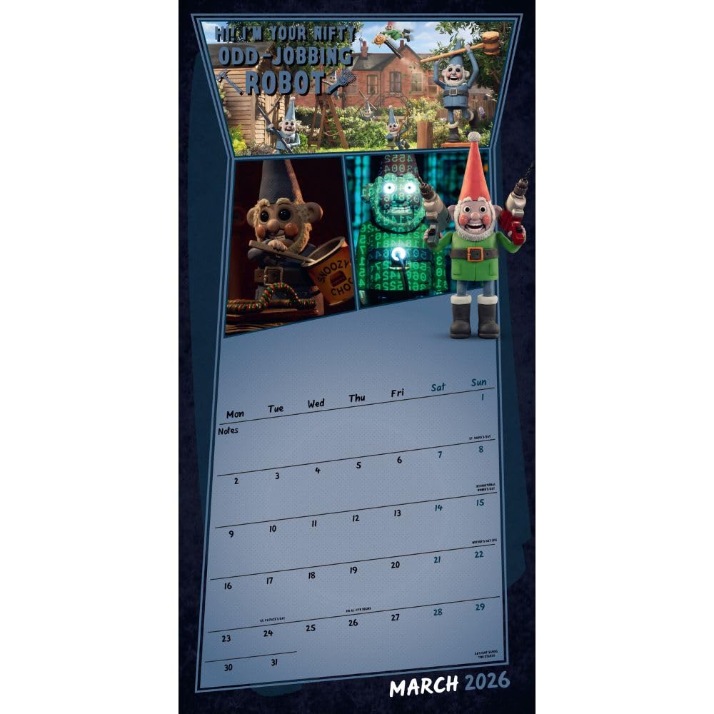 2026 Wallace & Gromit - Square Wall Calendar