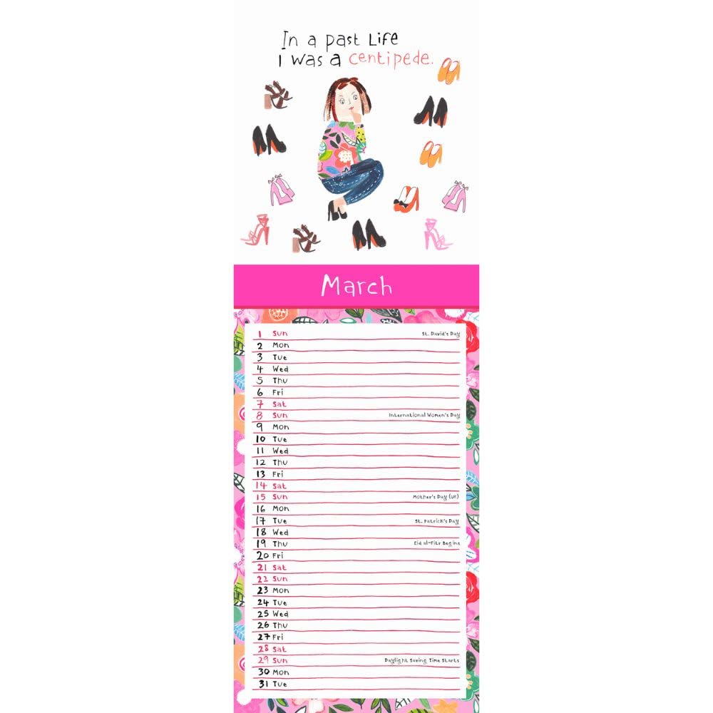 2026 Is it Friday Yet? - Paper Salad - Slim Wall Calendar