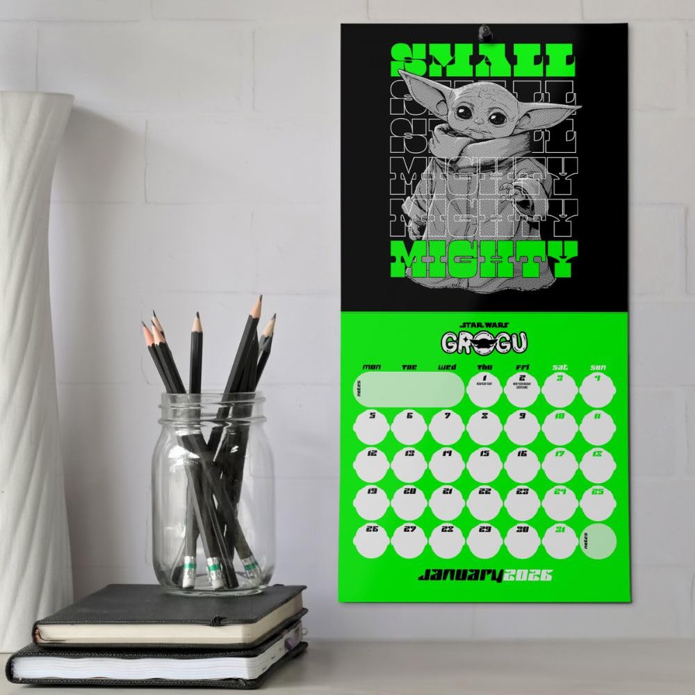 2026 Star Wars - Grogu - Mini Wall Calendar