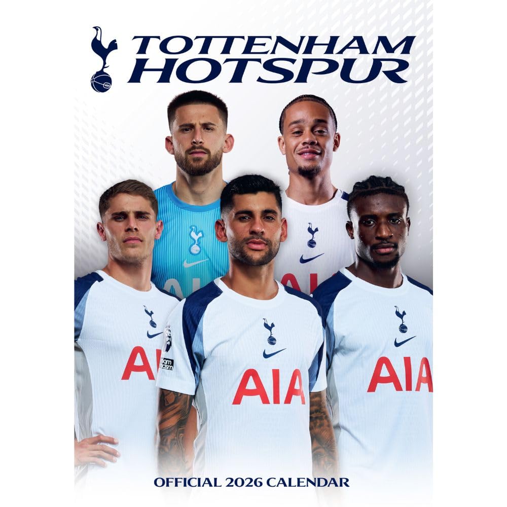 2026 Tottenham Hotspur FC - A3 Wall Calendar
