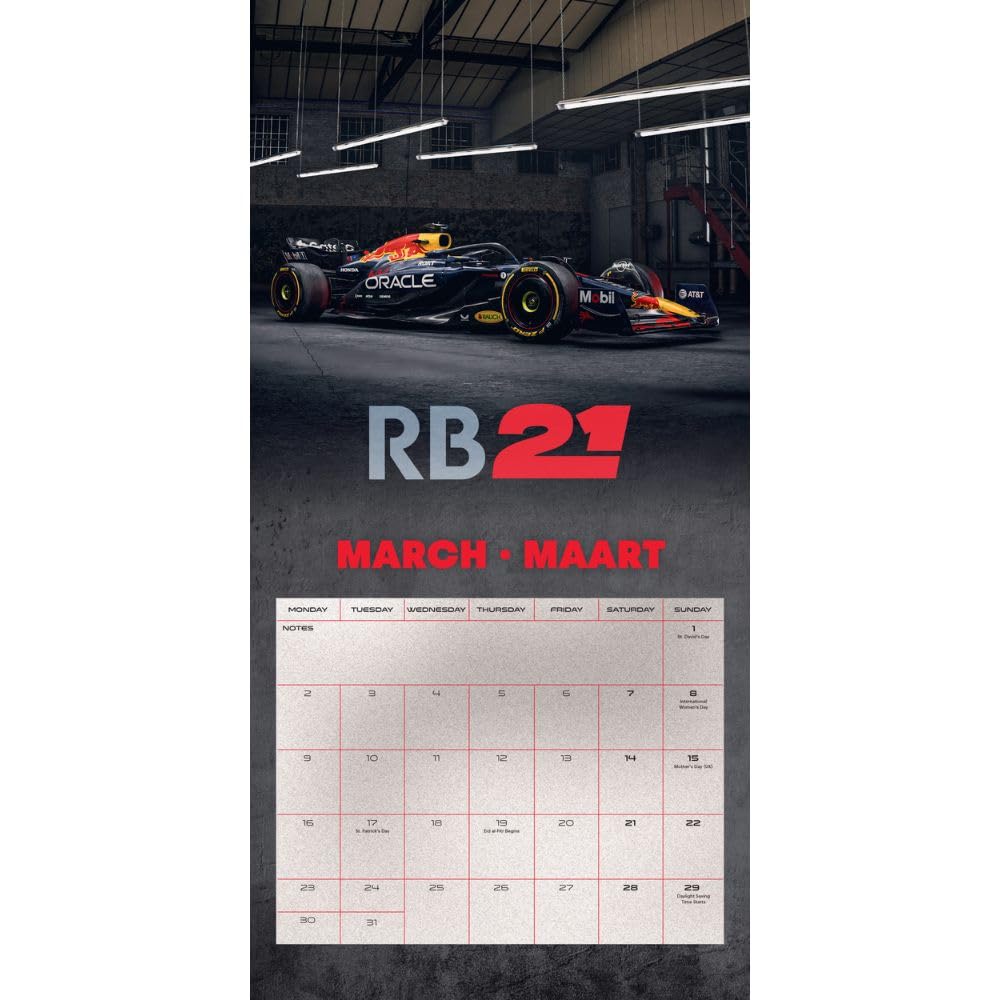 2026 Redbull Racing - Square Wall Calendar