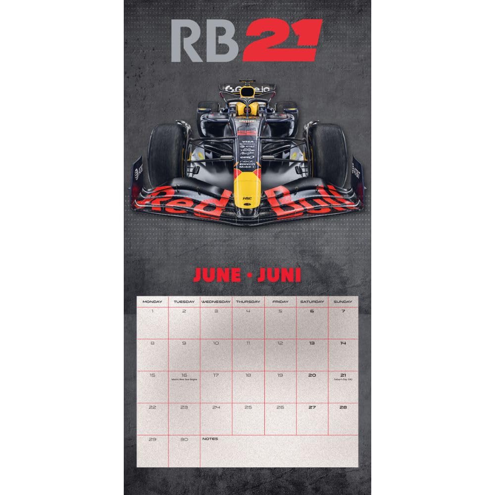 2026 Redbull Racing - Square Wall Calendar