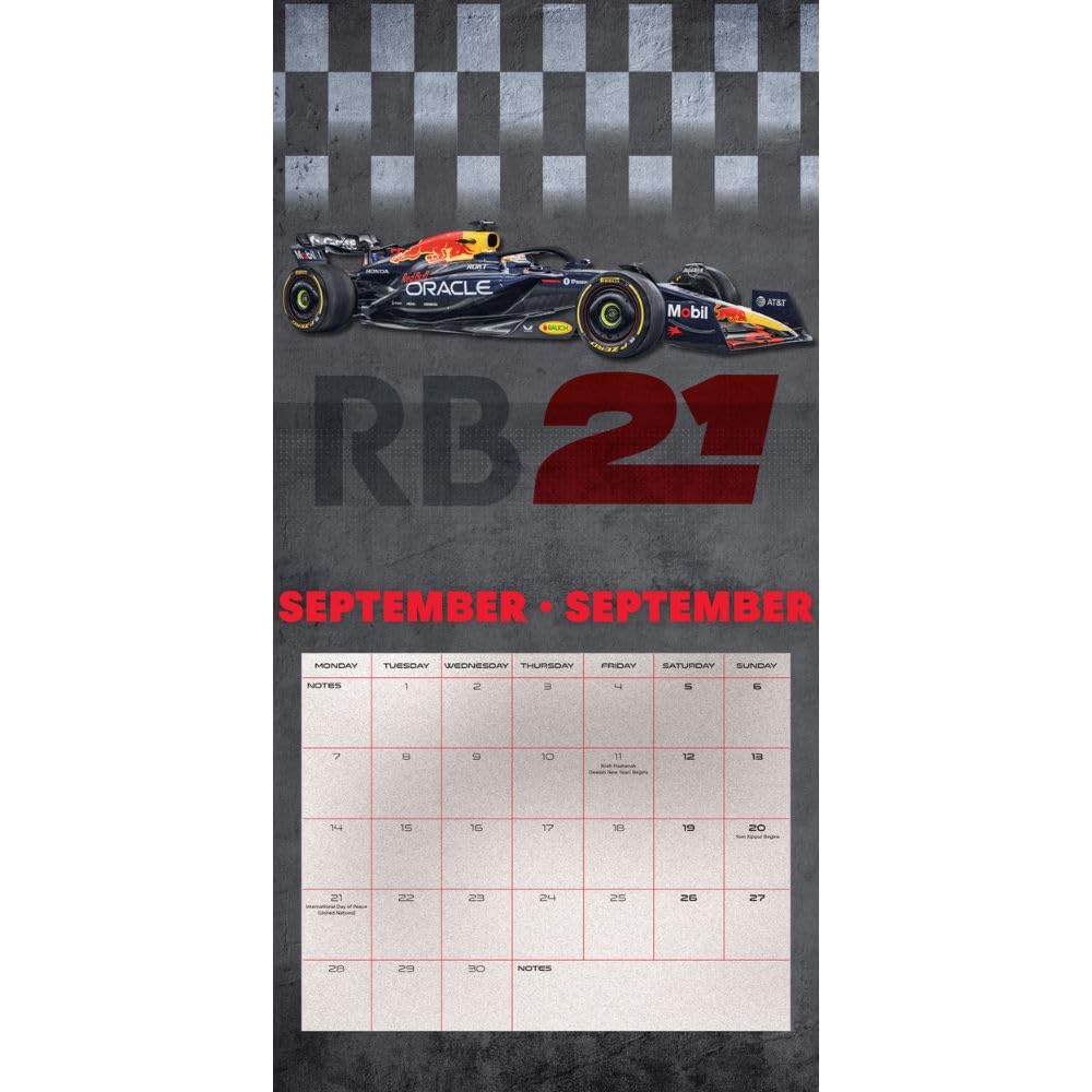 2026 Redbull Racing - Square Wall Calendar