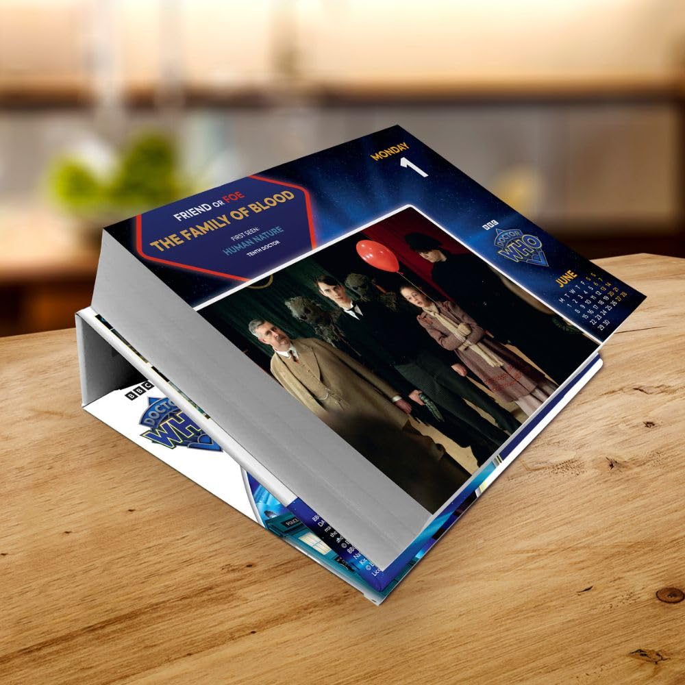 2026 Doctor Who - Daily Boxed Page-A-Day Calendar