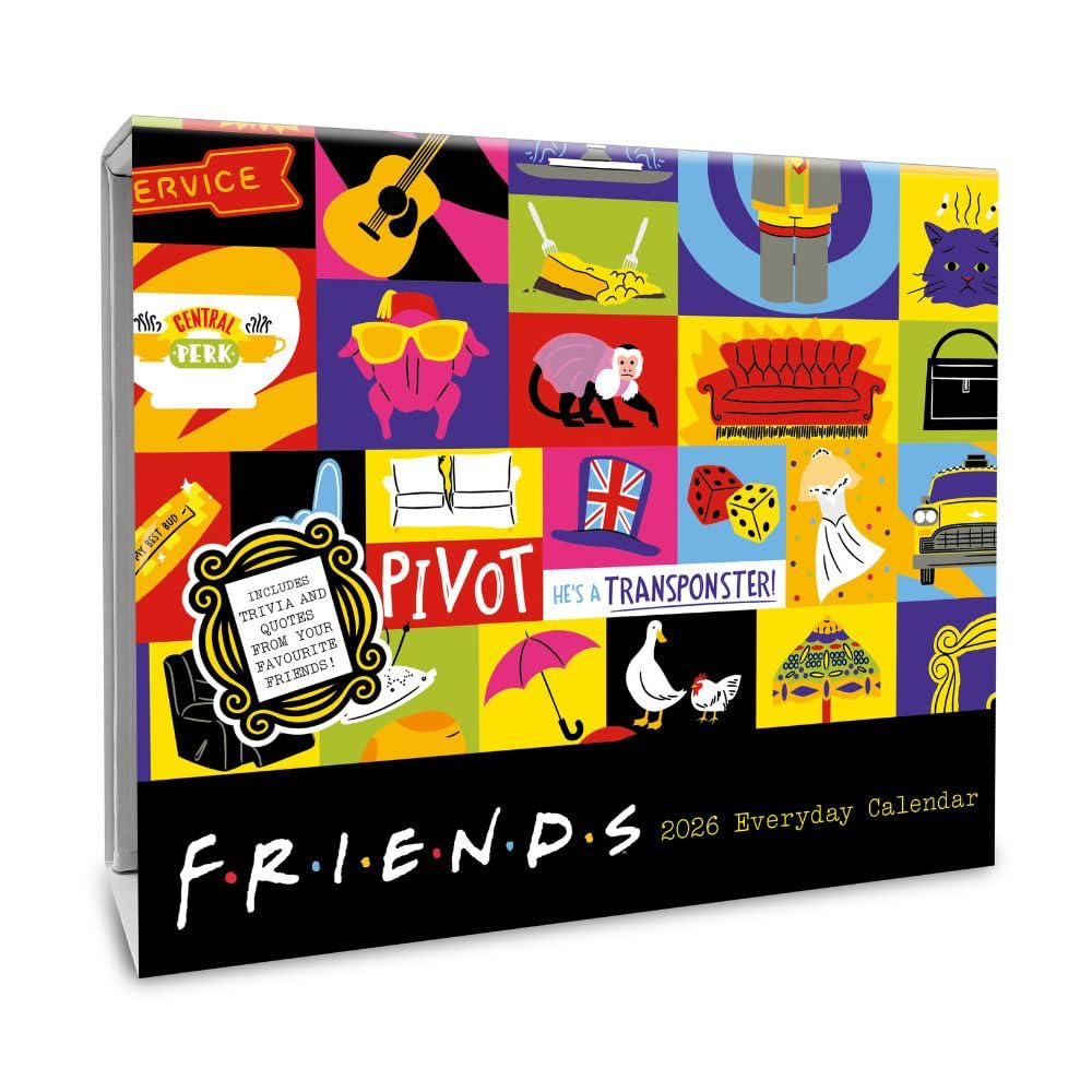 2026 Friends - Daily Boxed Page-A-Day Calendar