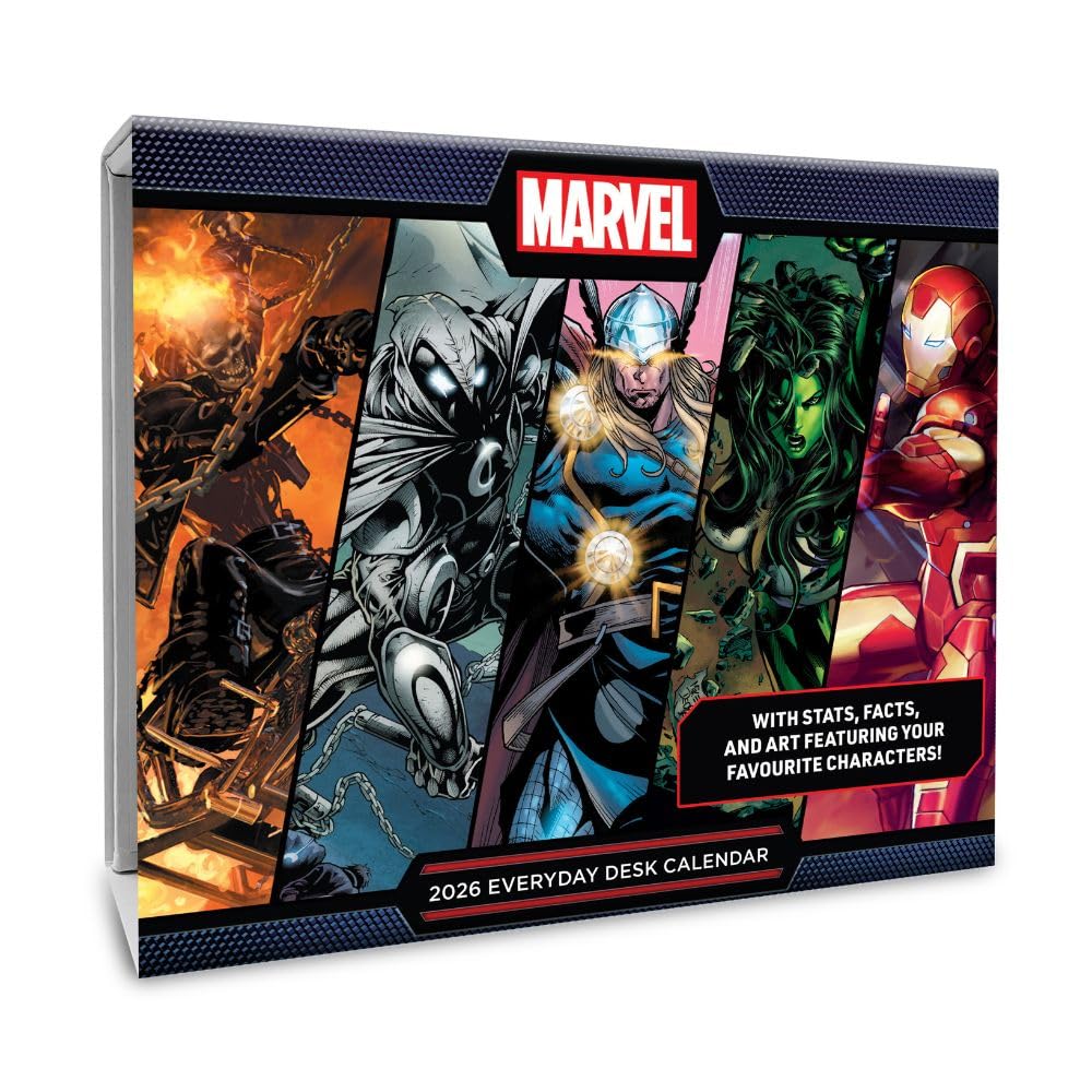 2026 Marvel - Daily Boxed Page-A-Day Calendar