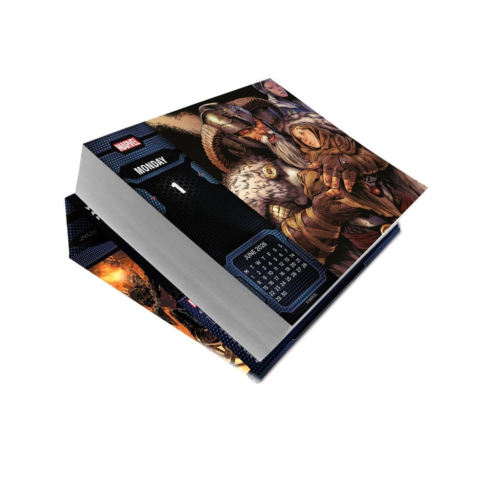 2026 Marvel - Daily Boxed Page-A-Day Calendar