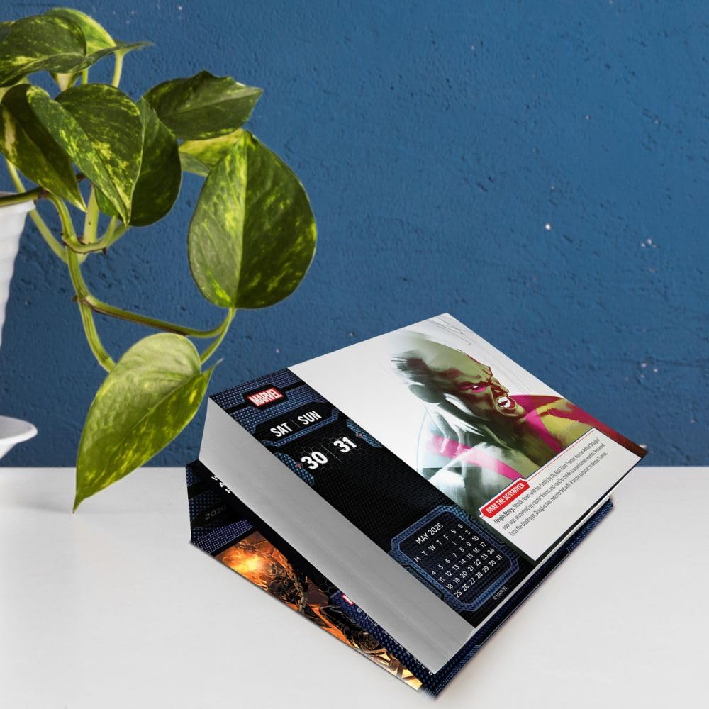 2026 Marvel - Daily Boxed Page-A-Day Calendar