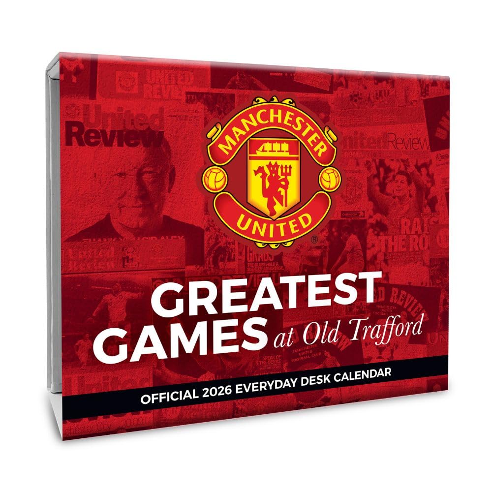 2026 Manchester United - Daily Boxed Page-A-Day Calendar