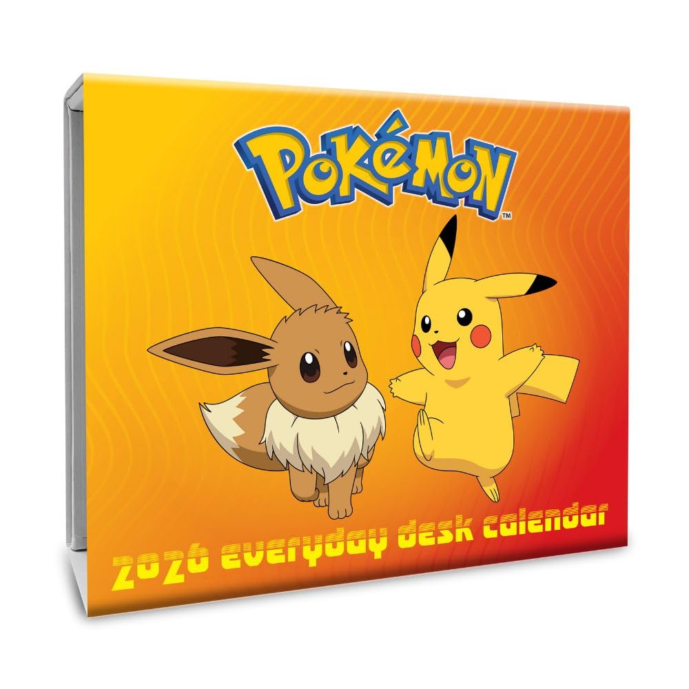 2026 Pokemon - Daily Boxed Page-A-Day Calendar