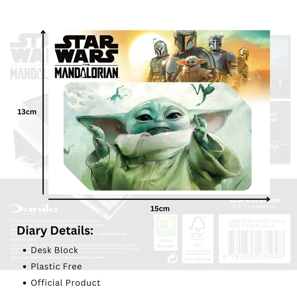 2026 Star Wars The Mandalorian - Daily Boxed Page-A-Day Calendar