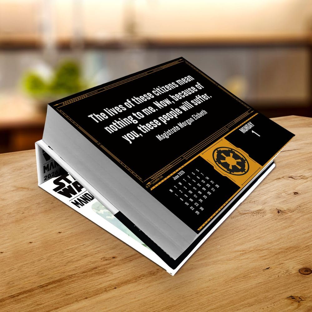 2026 Star Wars The Mandalorian - Daily Boxed Page-A-Day Calendar