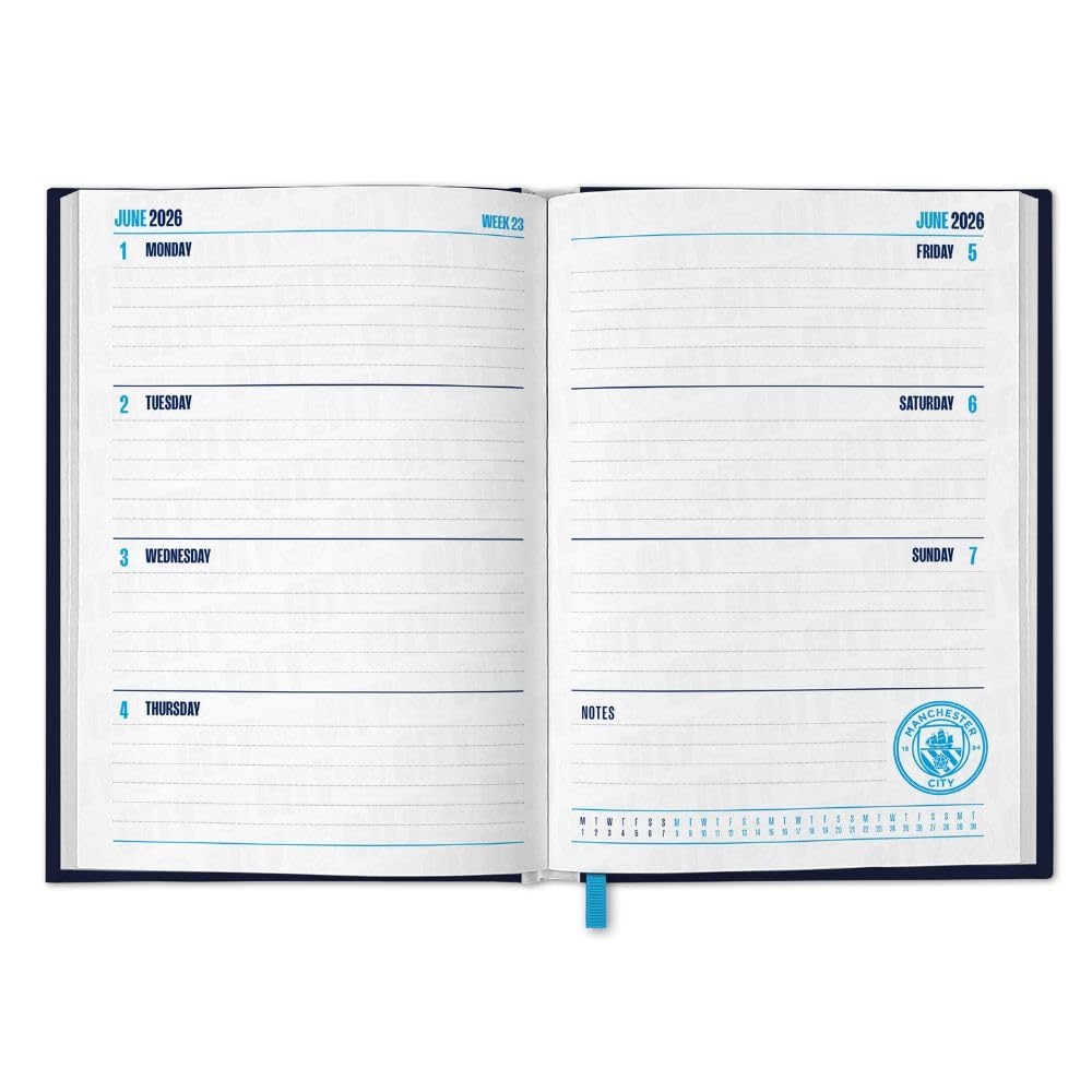 2026 Manchester City FC - Weekly Diary/Planner