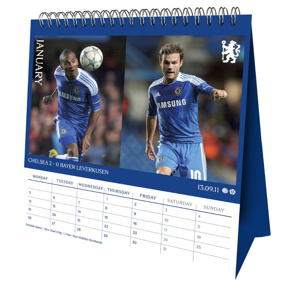 2026 Chelsea FC - Desk Easel Calendar