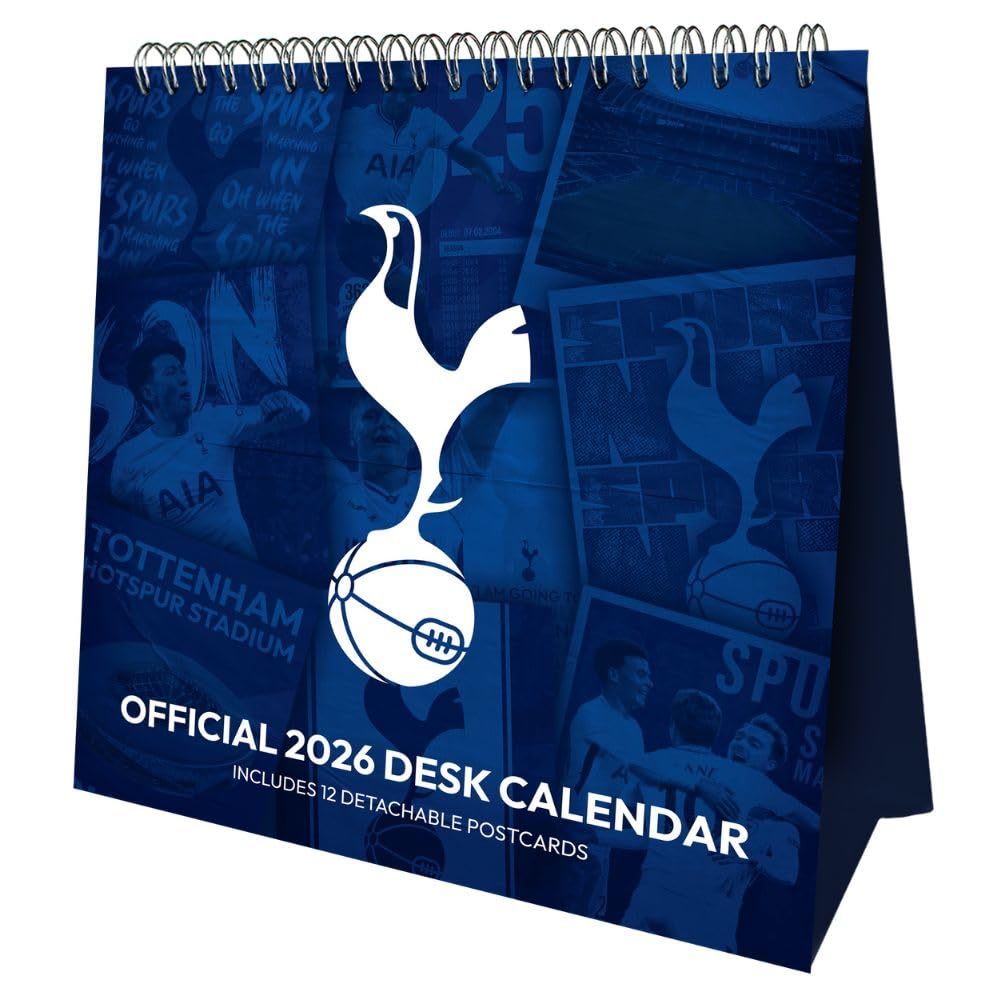 2026 Tottenham Hotspur FC - Desk Easel Calendar