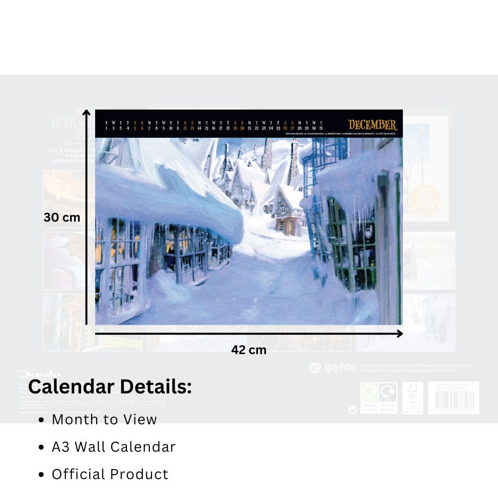 2026 Harry Potter - A3 Deluxe Wall Calendar