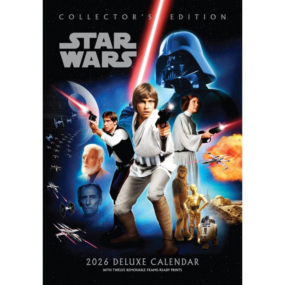 2026 Star Wars Classic - A3 Deluxe Wall Calendar