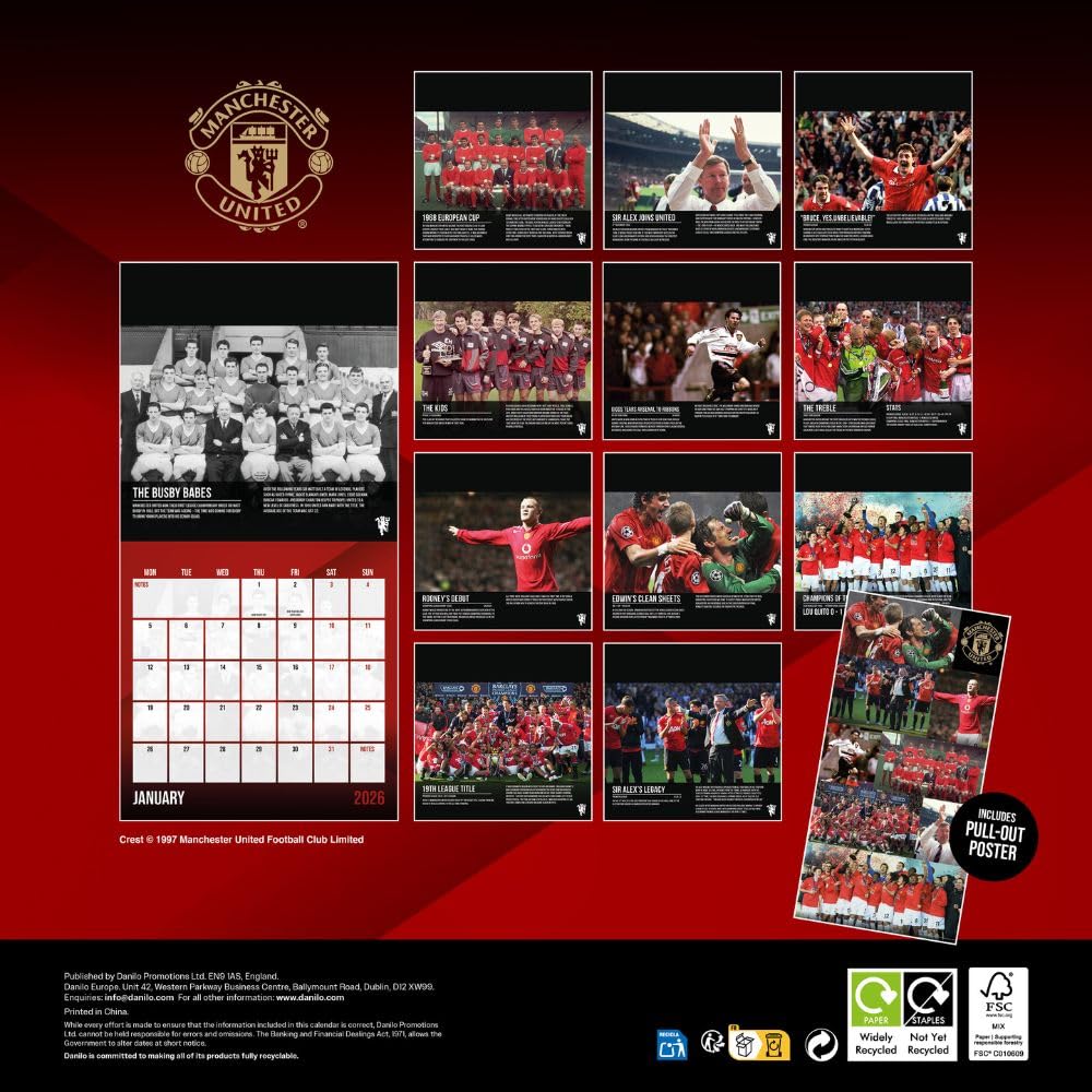 2026 Manchester United FC - Musical Gift Box Set