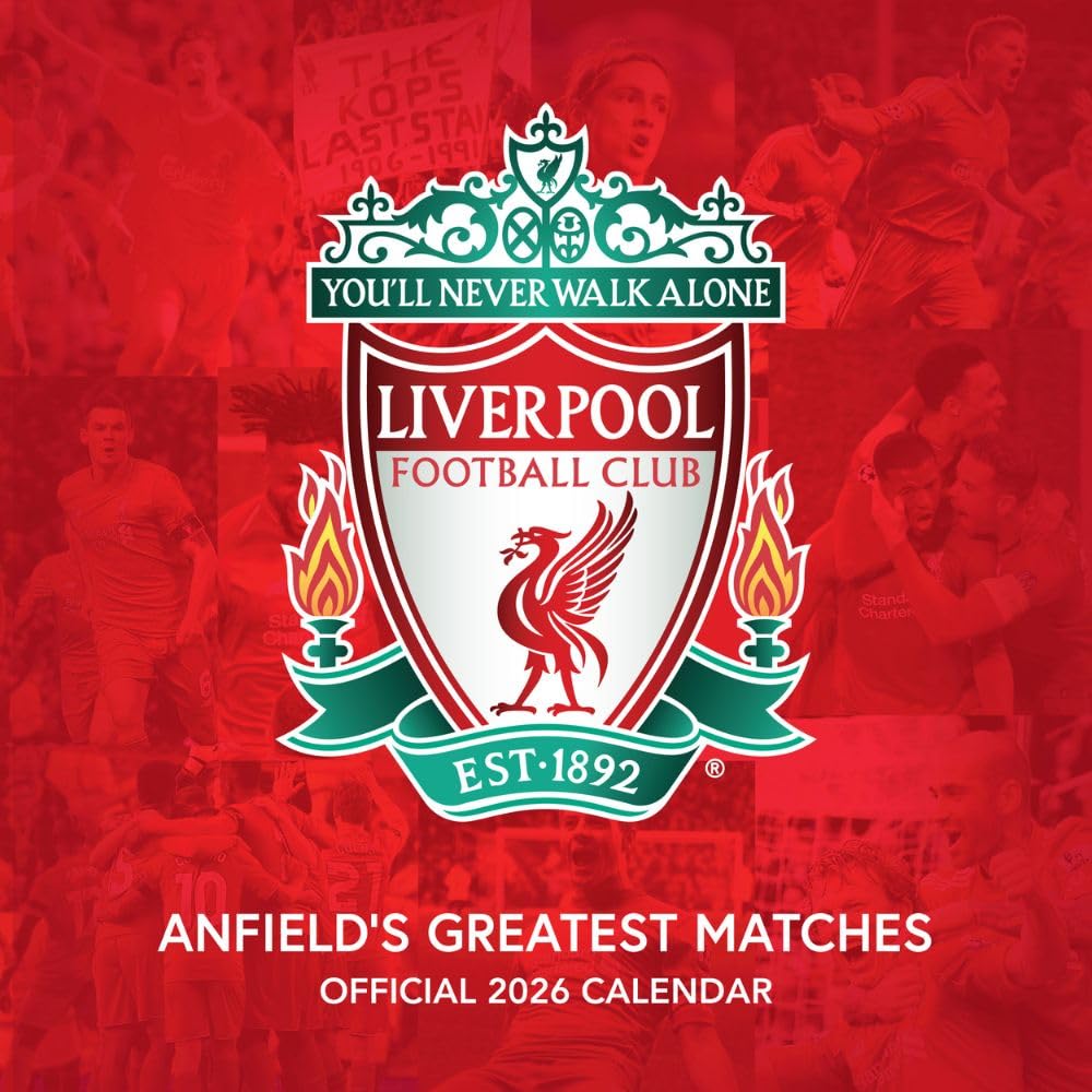 2026 Liverpool FC Legends - Square Wall Calendar