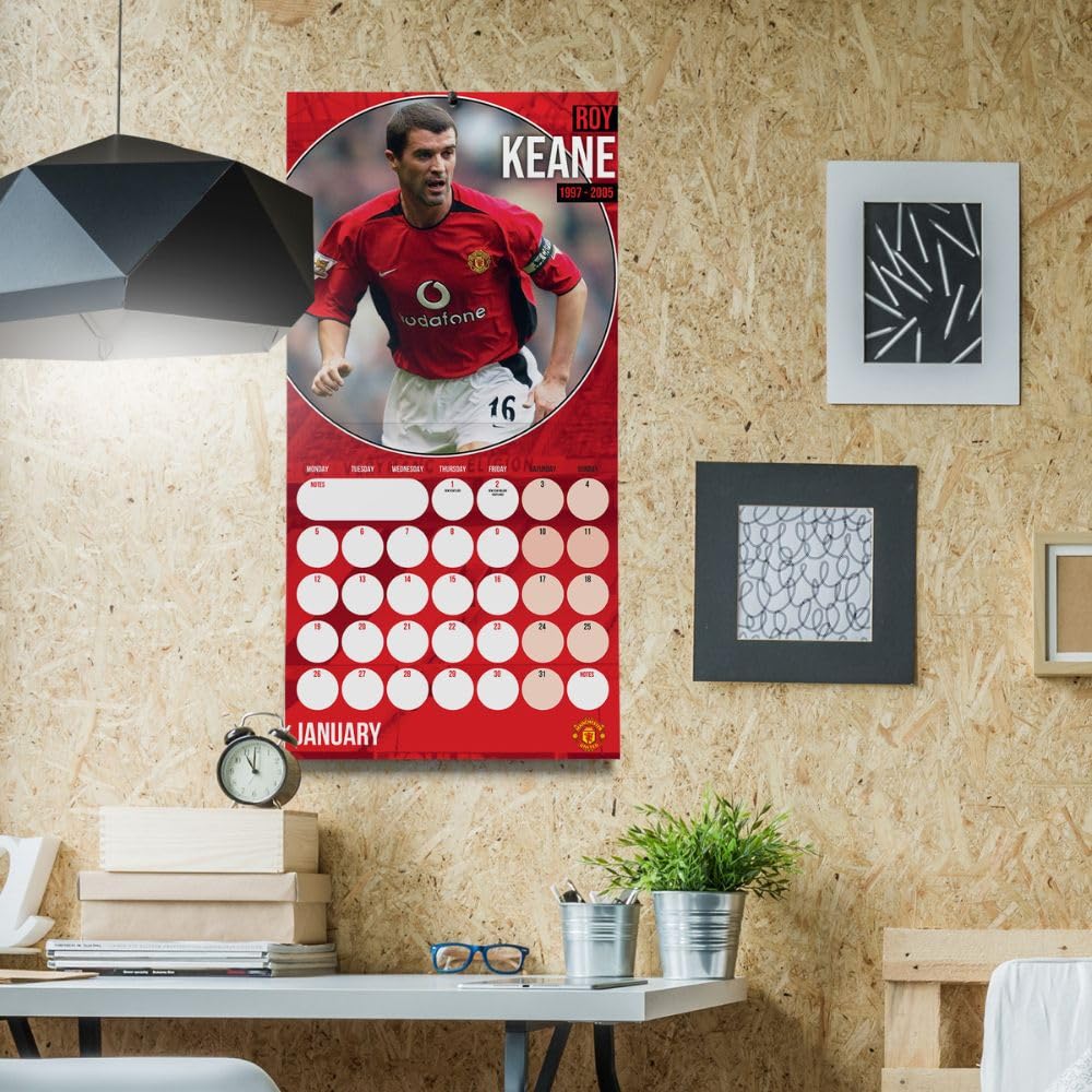 2026 Manchester United FC Legends - Square Wall Calendar