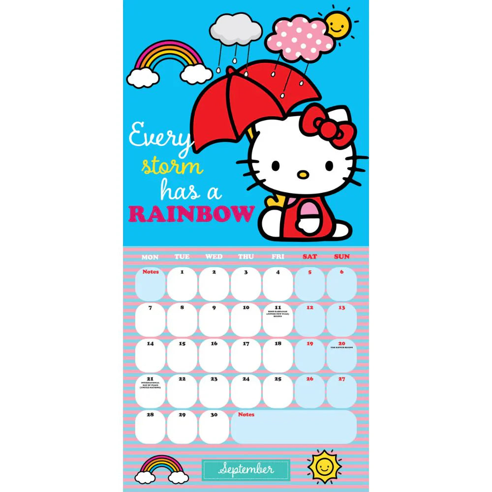 2026 Hello Kitty - Square Wall Calendar