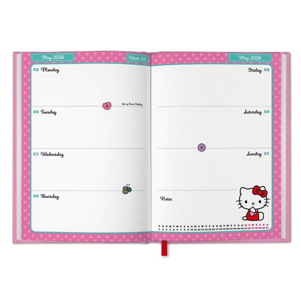 2026 Hello Kitty - Weekly Diary/Planner