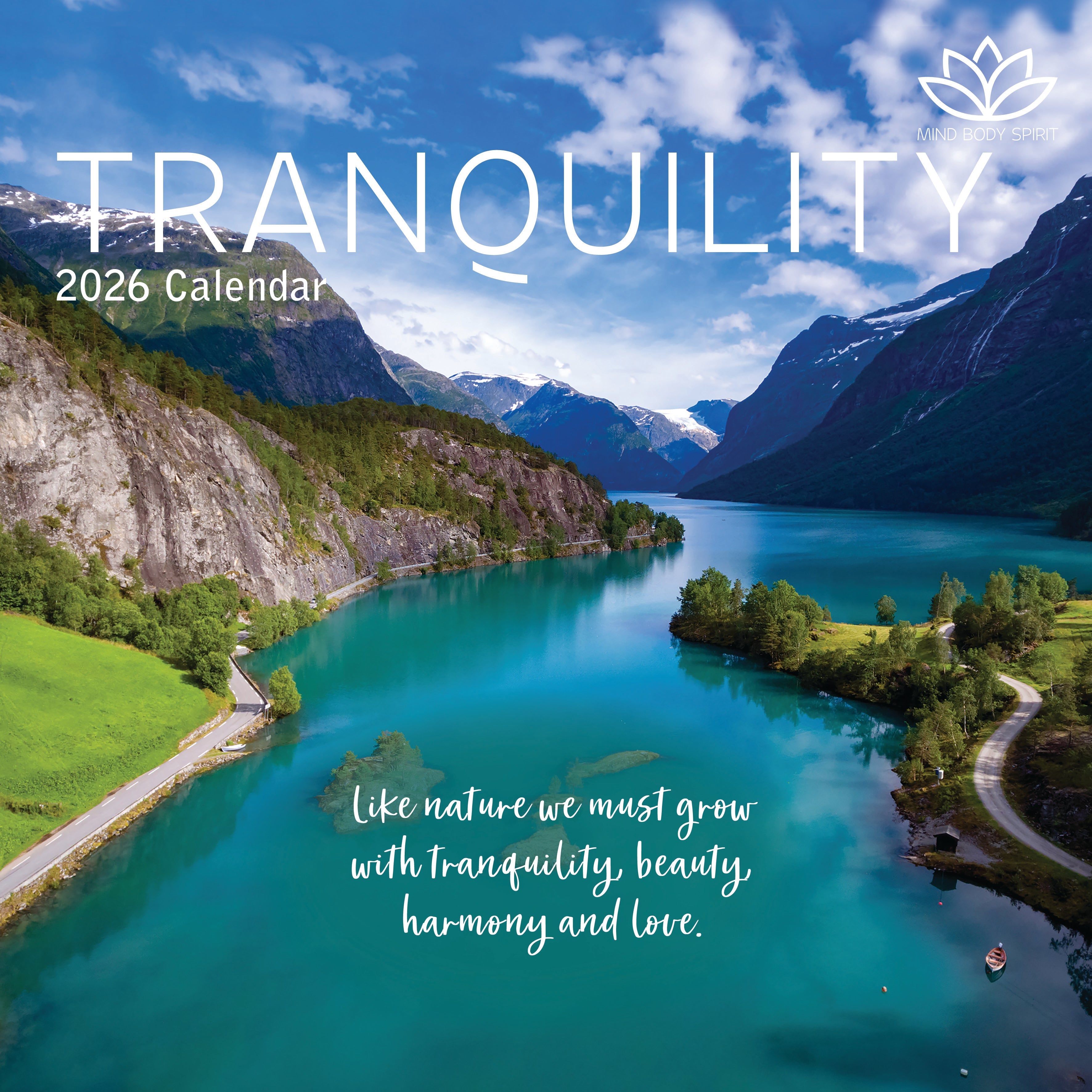 2026 Tranquility - Square Wall Calendar