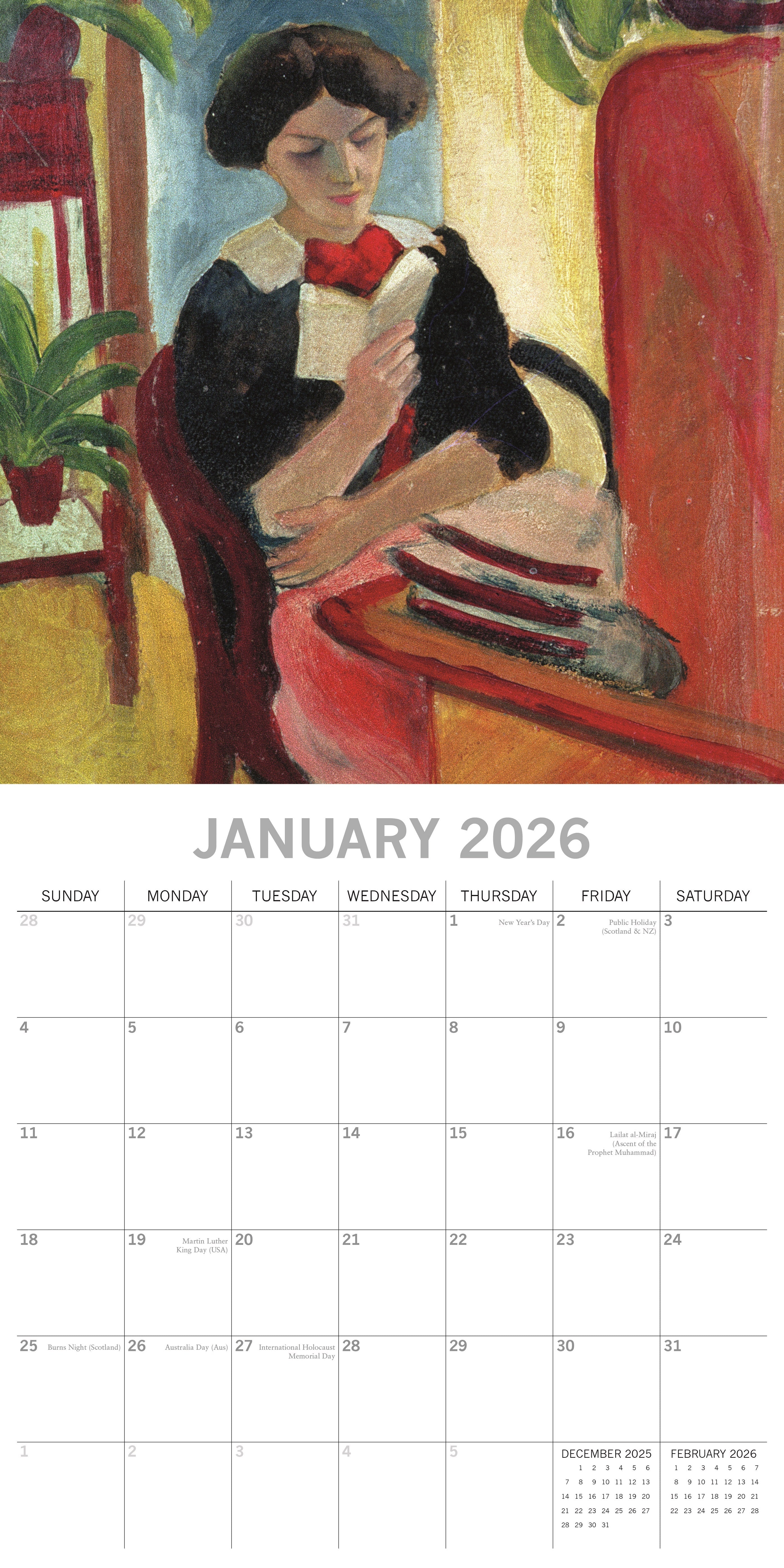 2026 Expressionists - Square Wall Calendar