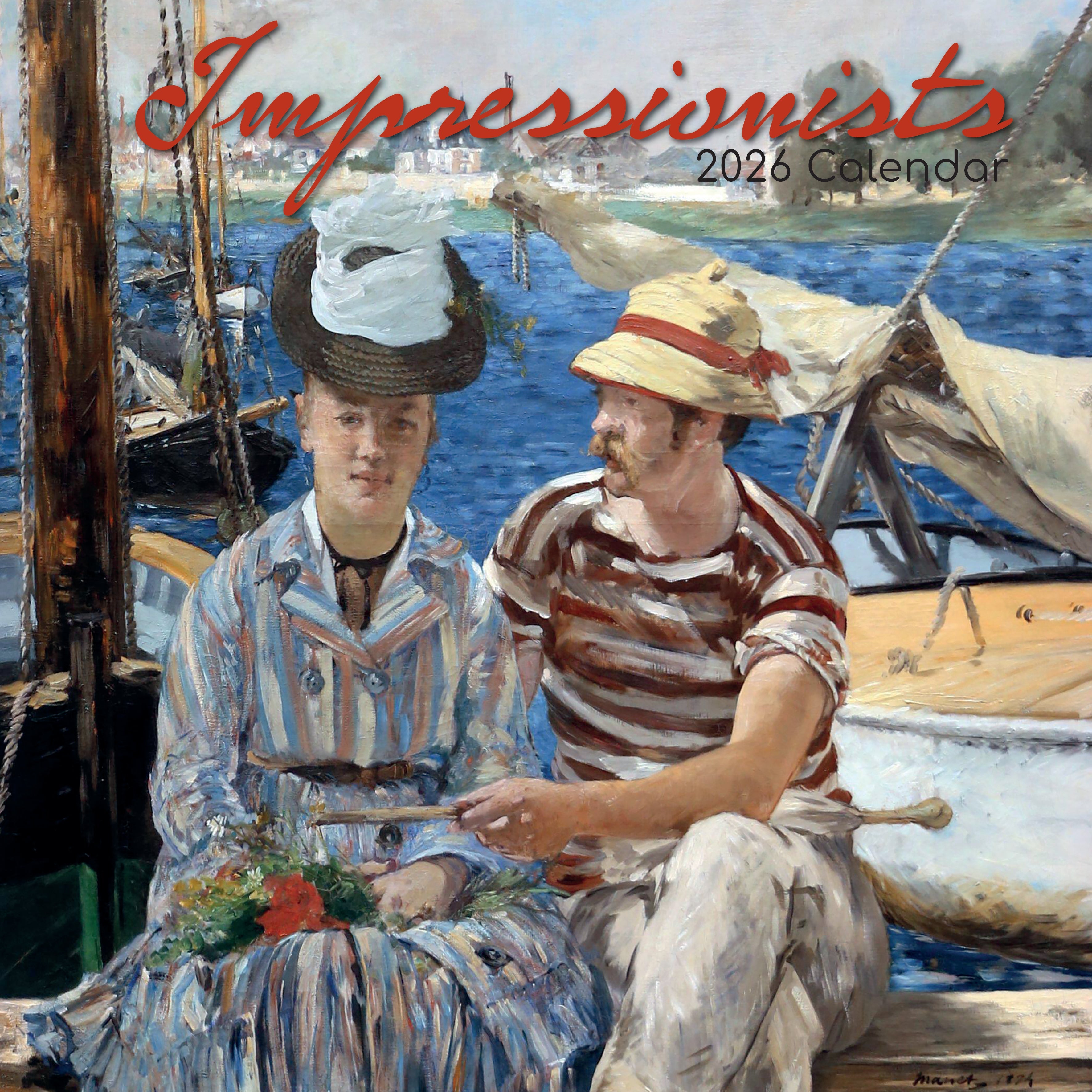 2026 Impressionists - Square Wall Calendar