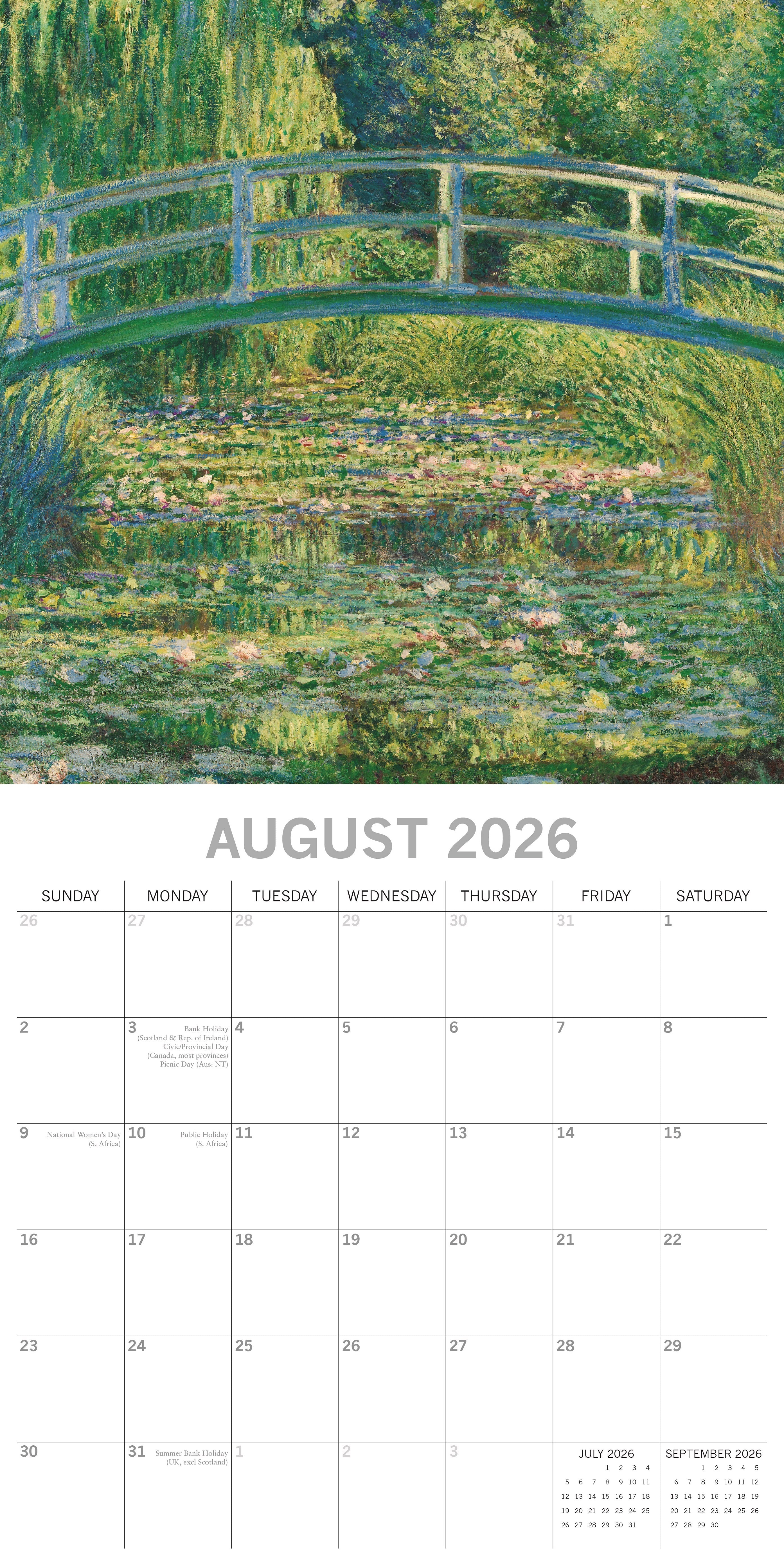 2026 Impressionists - Square Wall Calendar