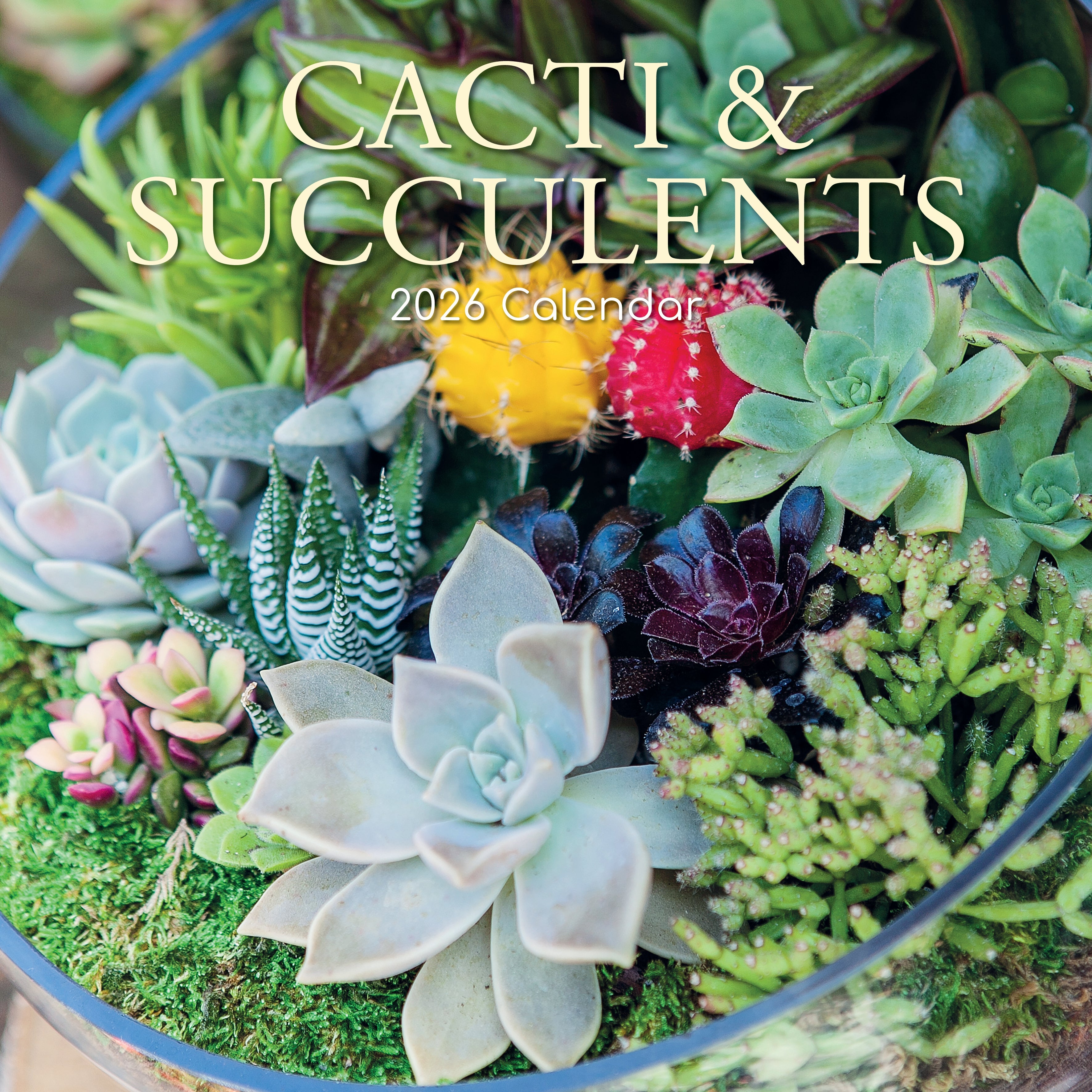 2026 Cacti & Succulents - Square Wall Calendar