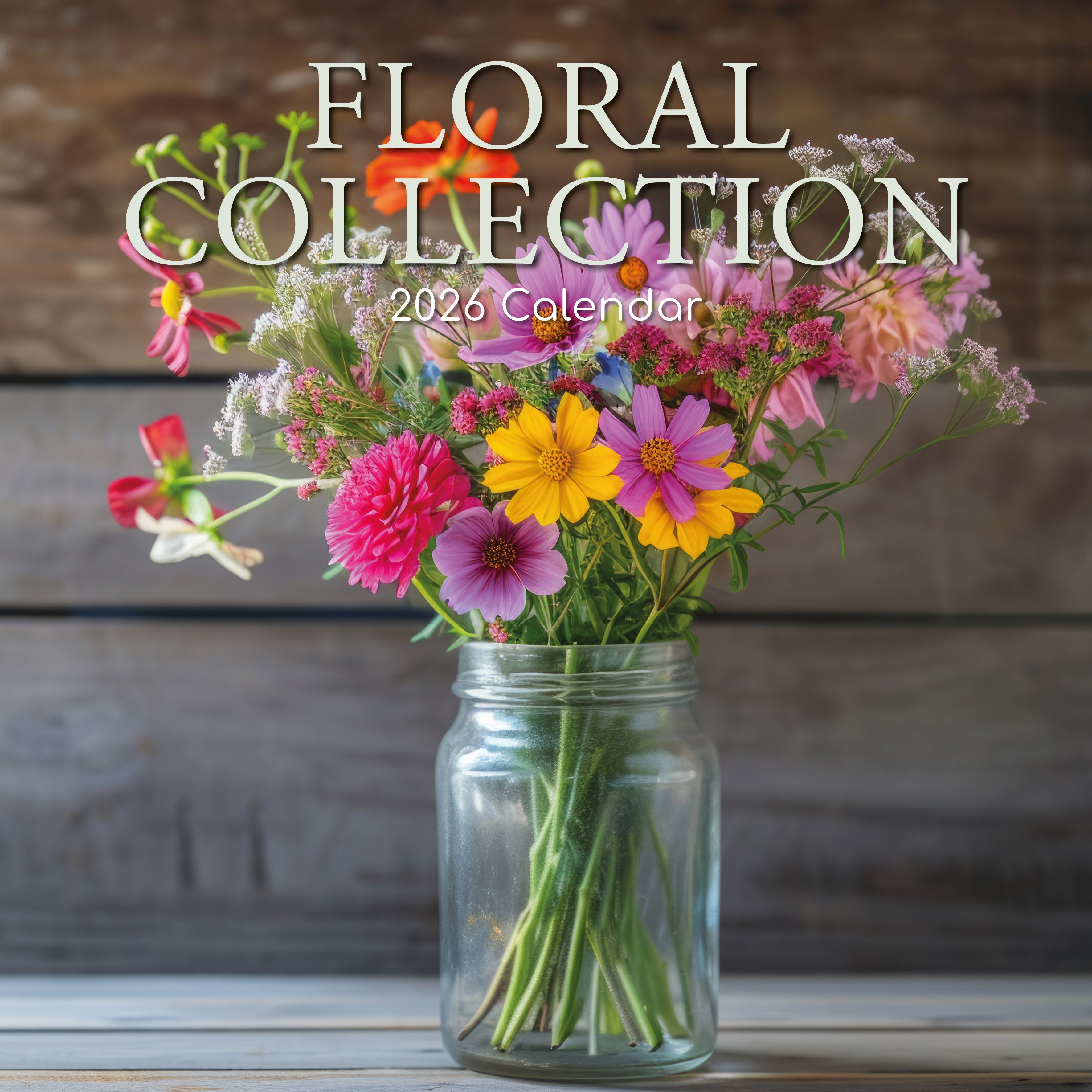 2026 Floral Collection - Square Wall Calendar