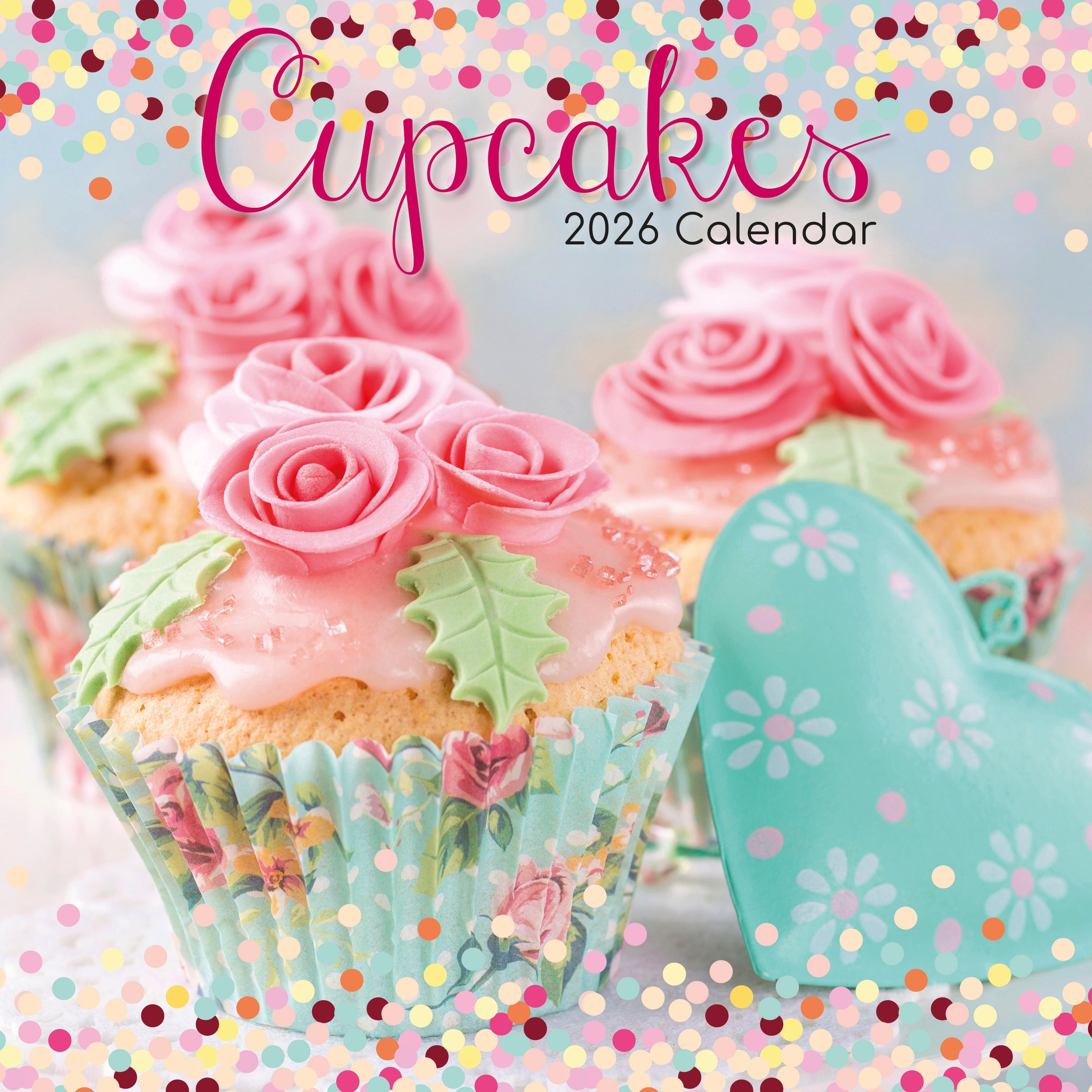 2026 Cupcakes - Square Wall Calendar