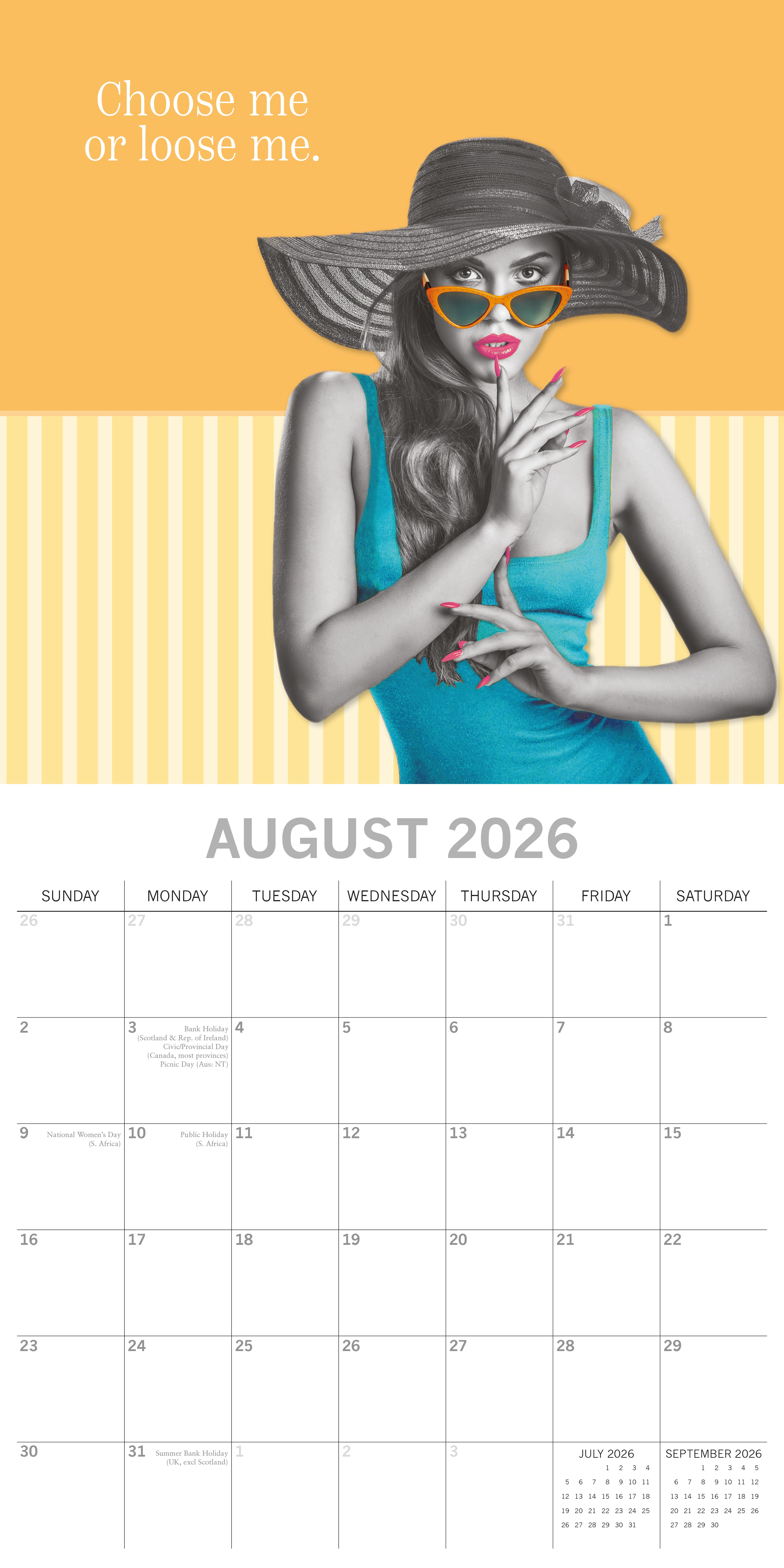 2026 Bitchy Talk - Square Wall Calendar