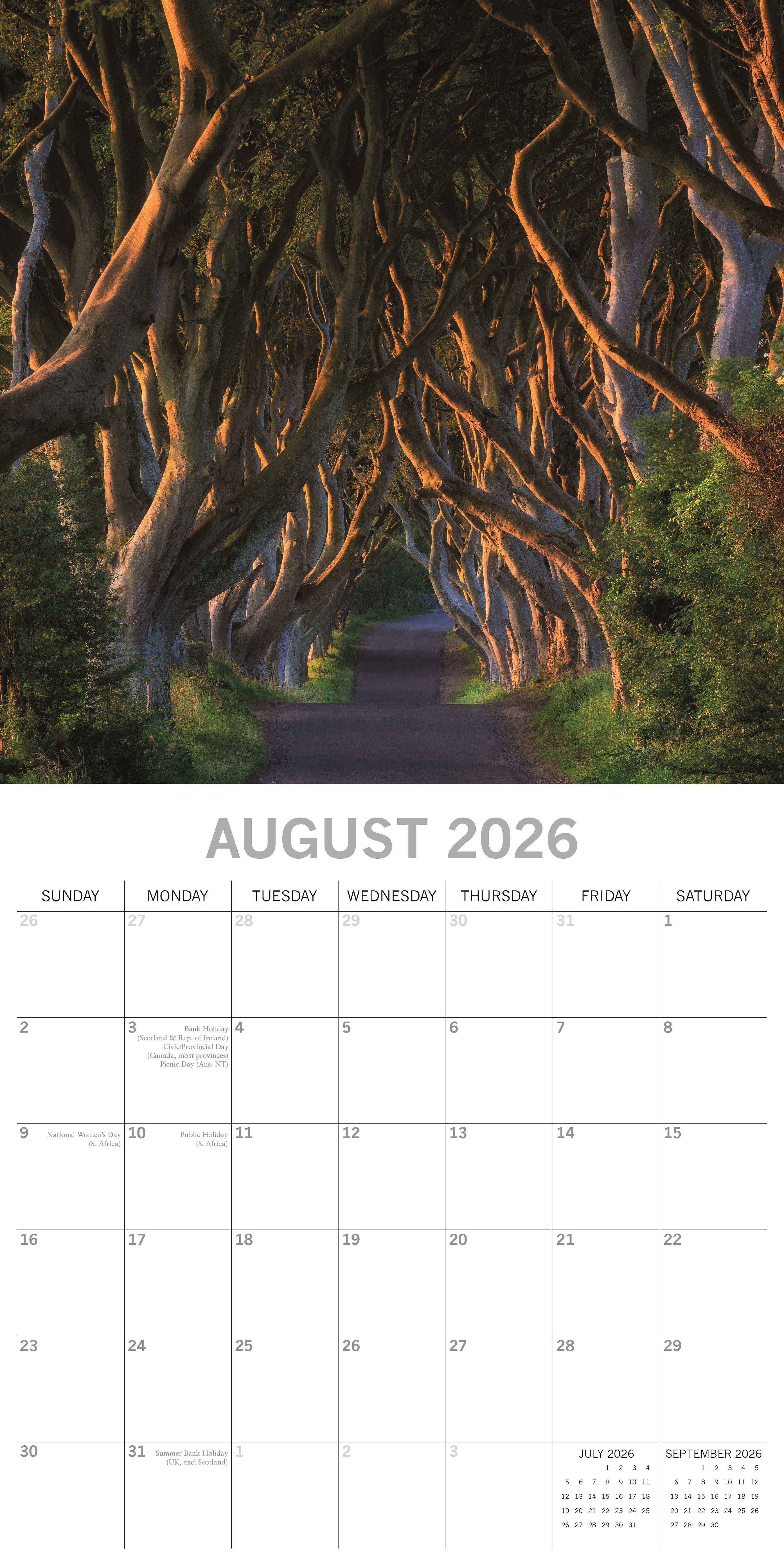 2026 Ireland - Square Wall Calendar