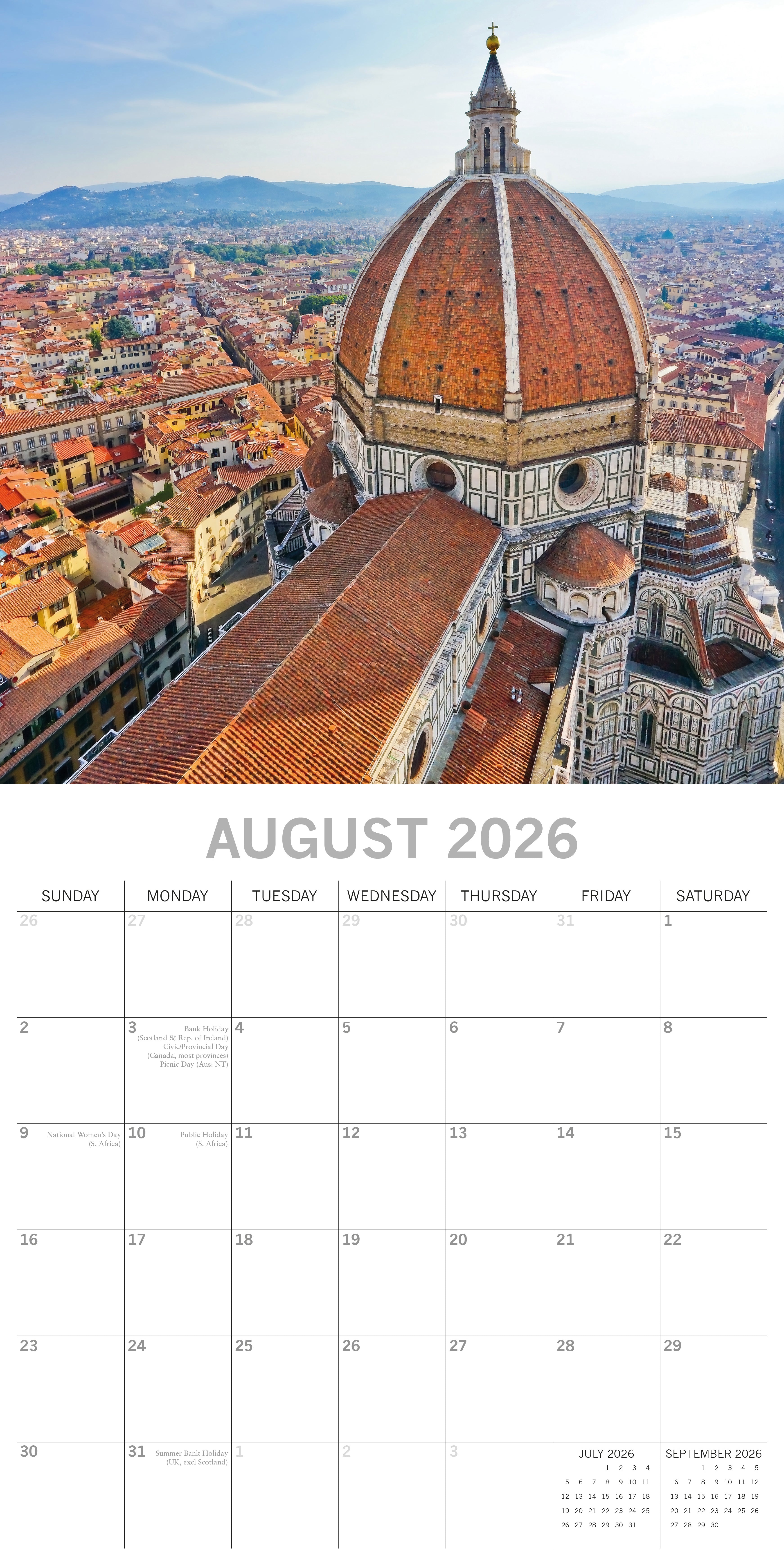 2026 Italy - Square Wall Calendar