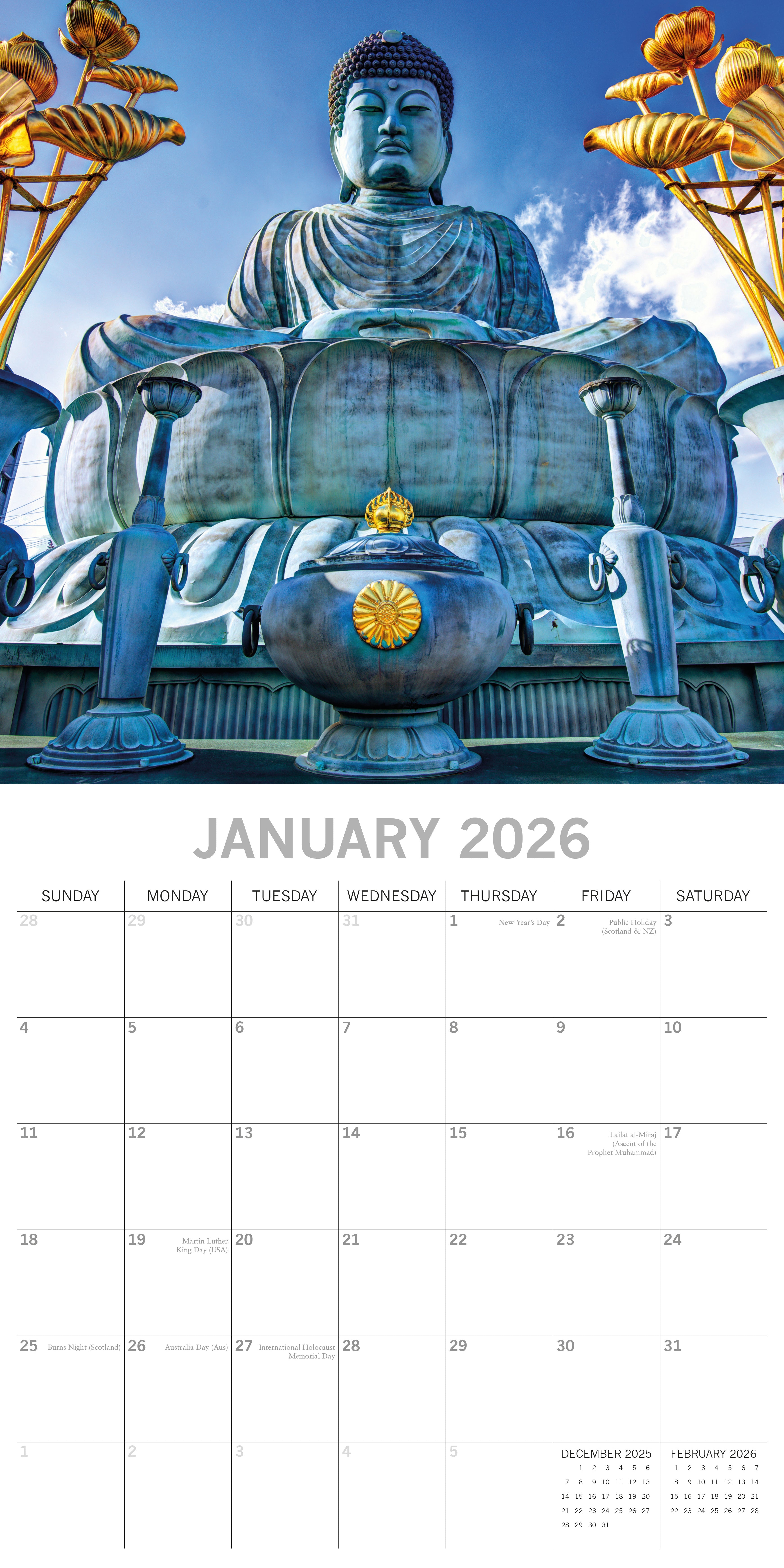2026 Japan - Square Wall Calendar