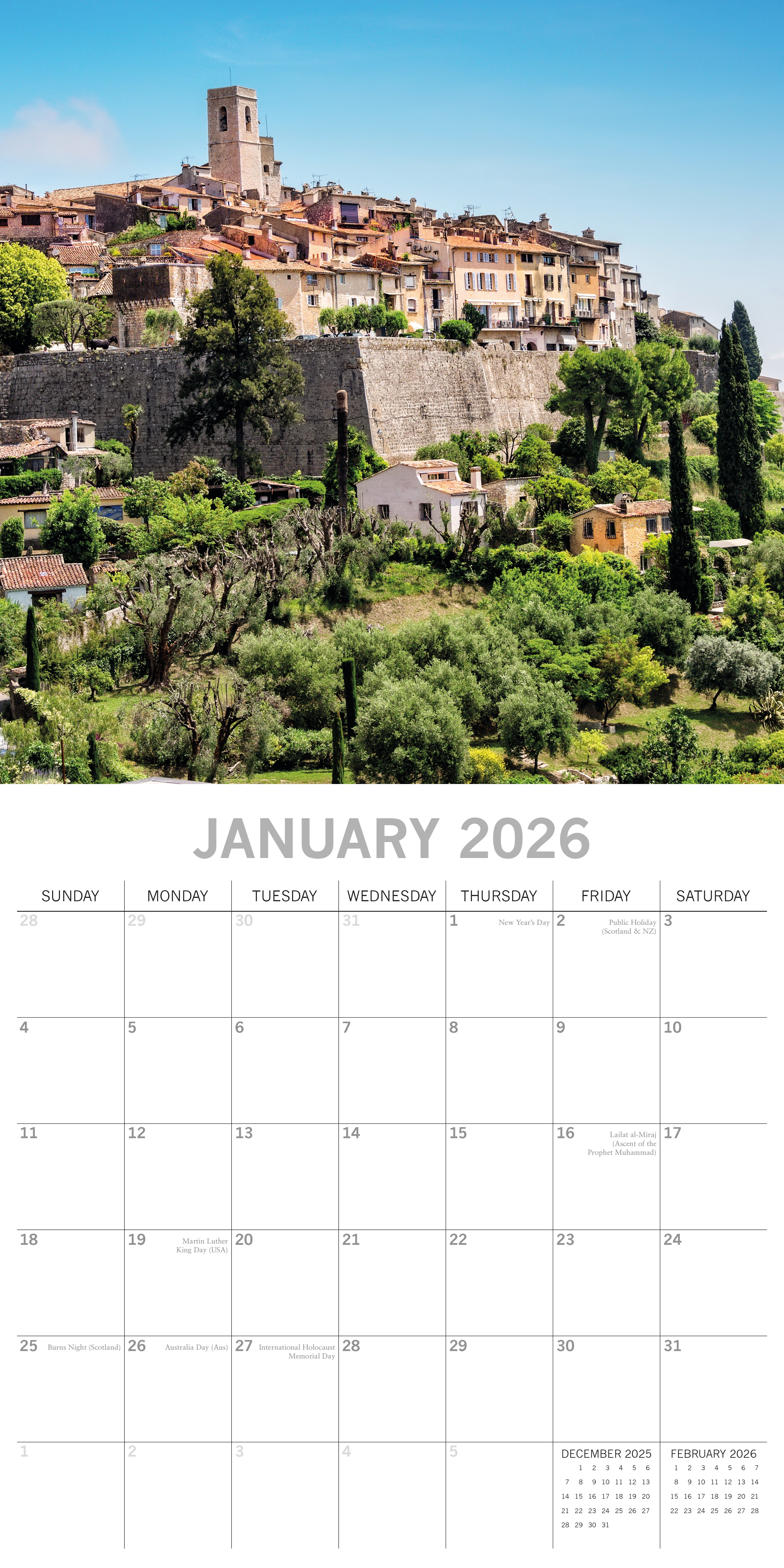 2026 Provence - Square Wall Calendar