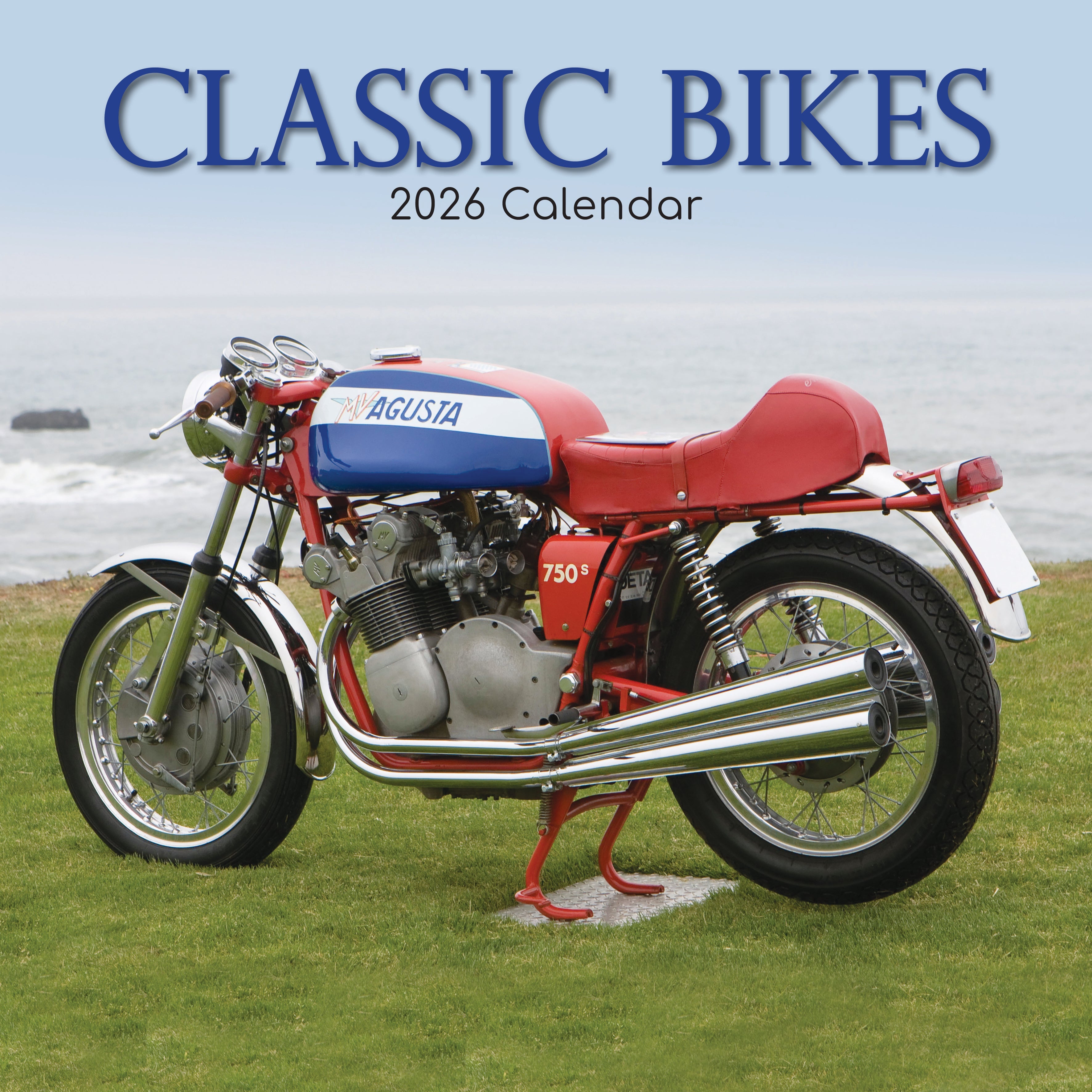 2026 Classic Bikes - Square Wall Calendar