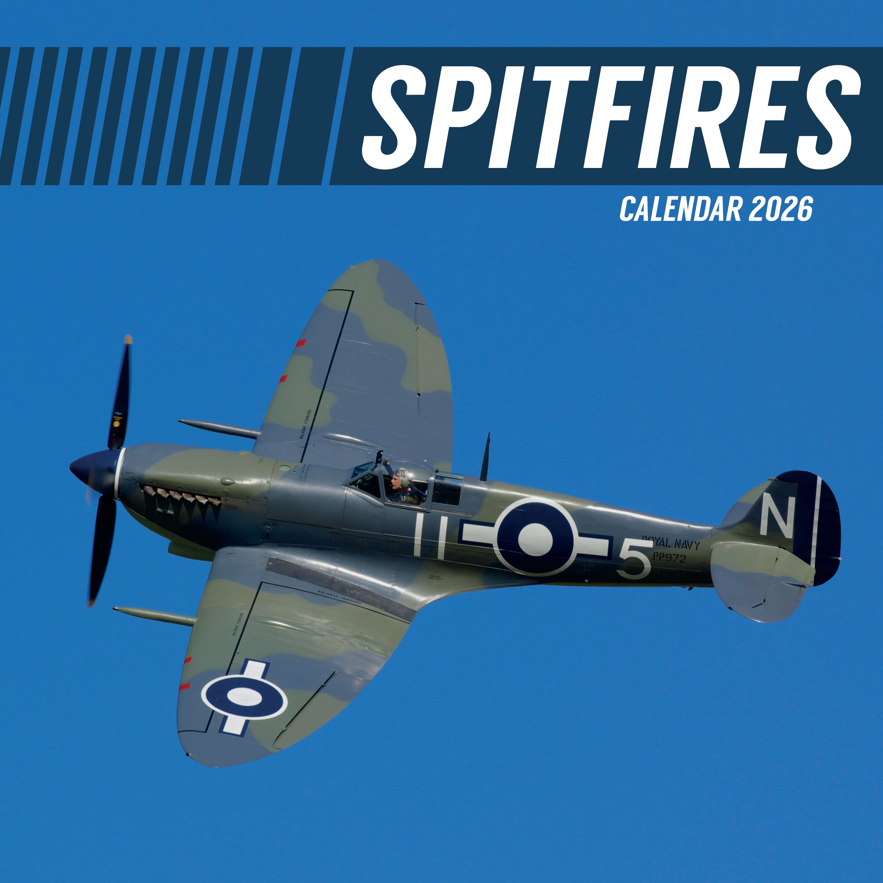 2026 Spitfires - Square Wall Calendar
